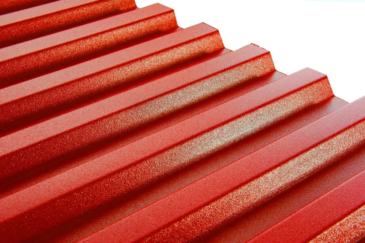 PVC-Wellplatte Trapez 70/18 200 x 90 cm 1,2 mm rot