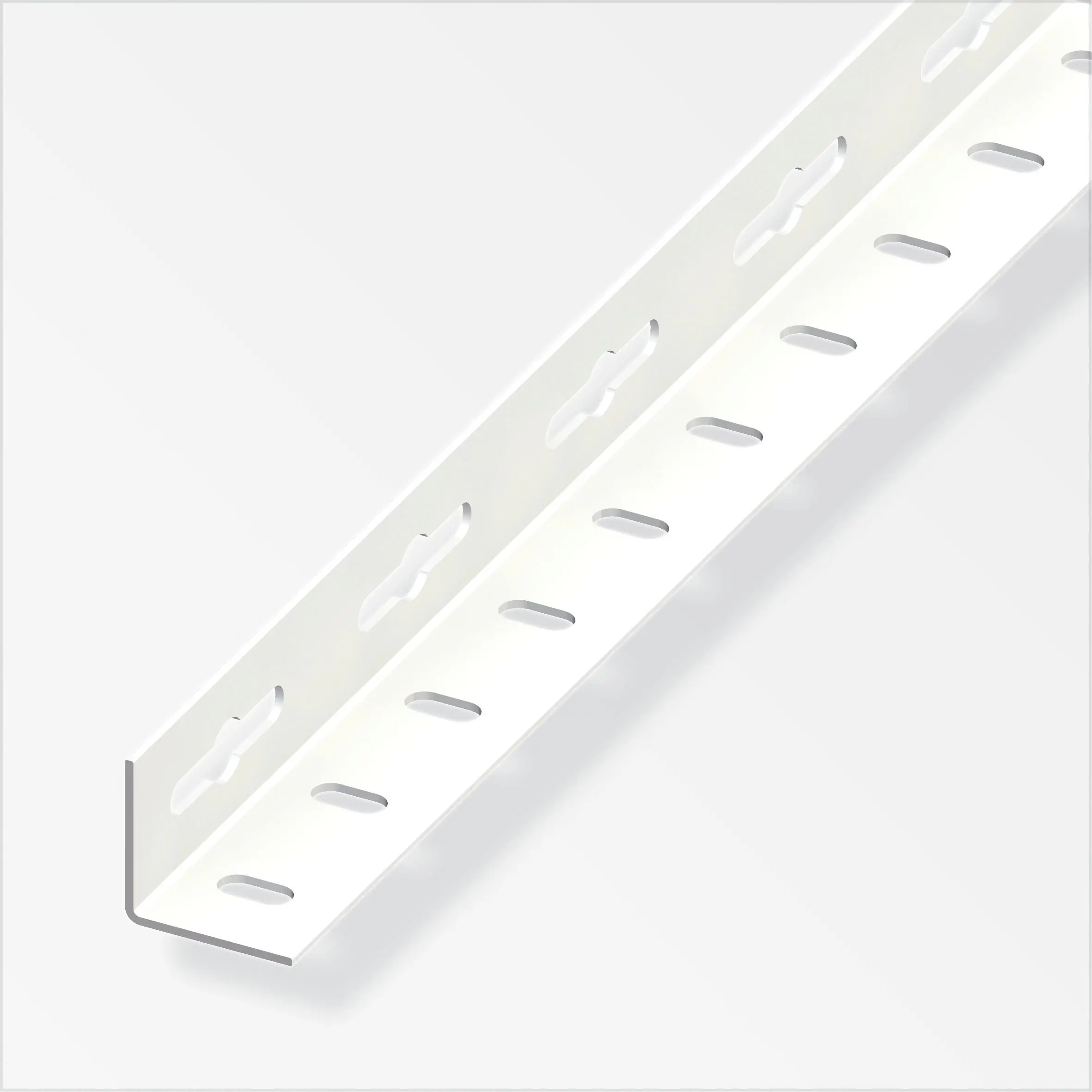 alfer Winkel 2 m, 35.5 x 35.5 mm Stahl beschichtet weiss
