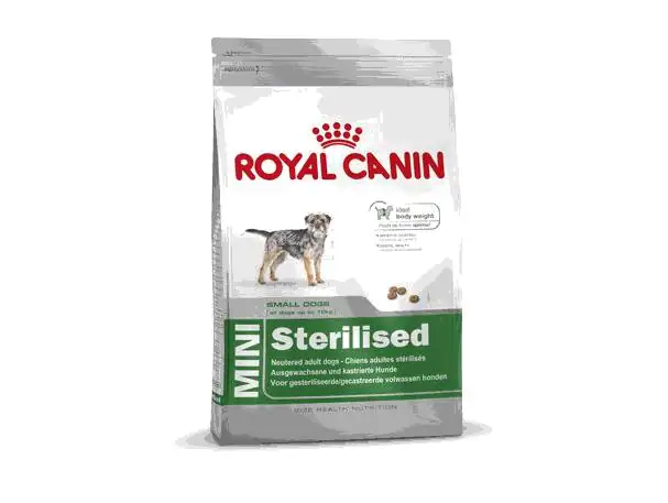 Royal Canin Sterilised Hundetrockenfutter Adult Mini 8 kg Geflügel 