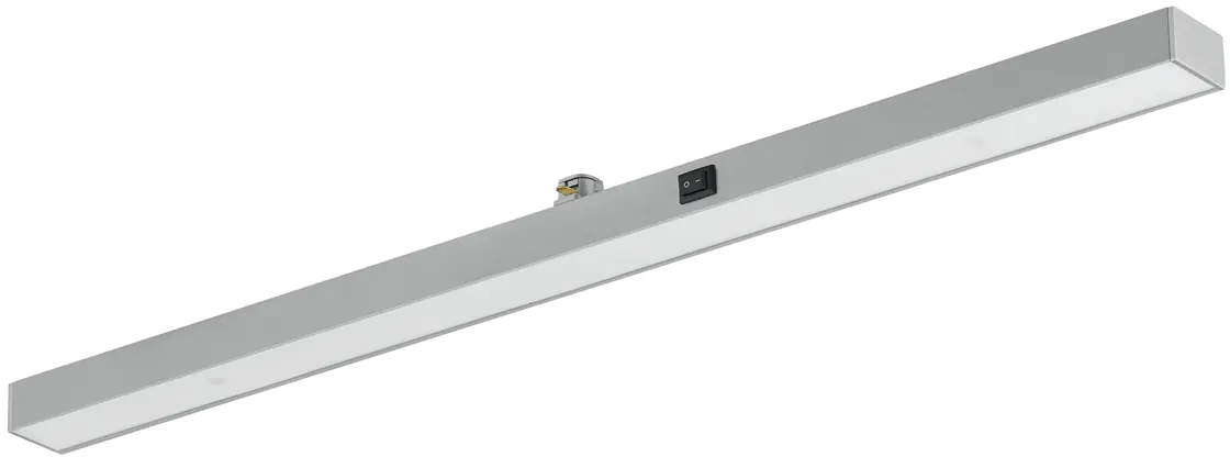 TRIO Leuchten LED Klemmleuchte DUOline titanfarbig, dimmbar