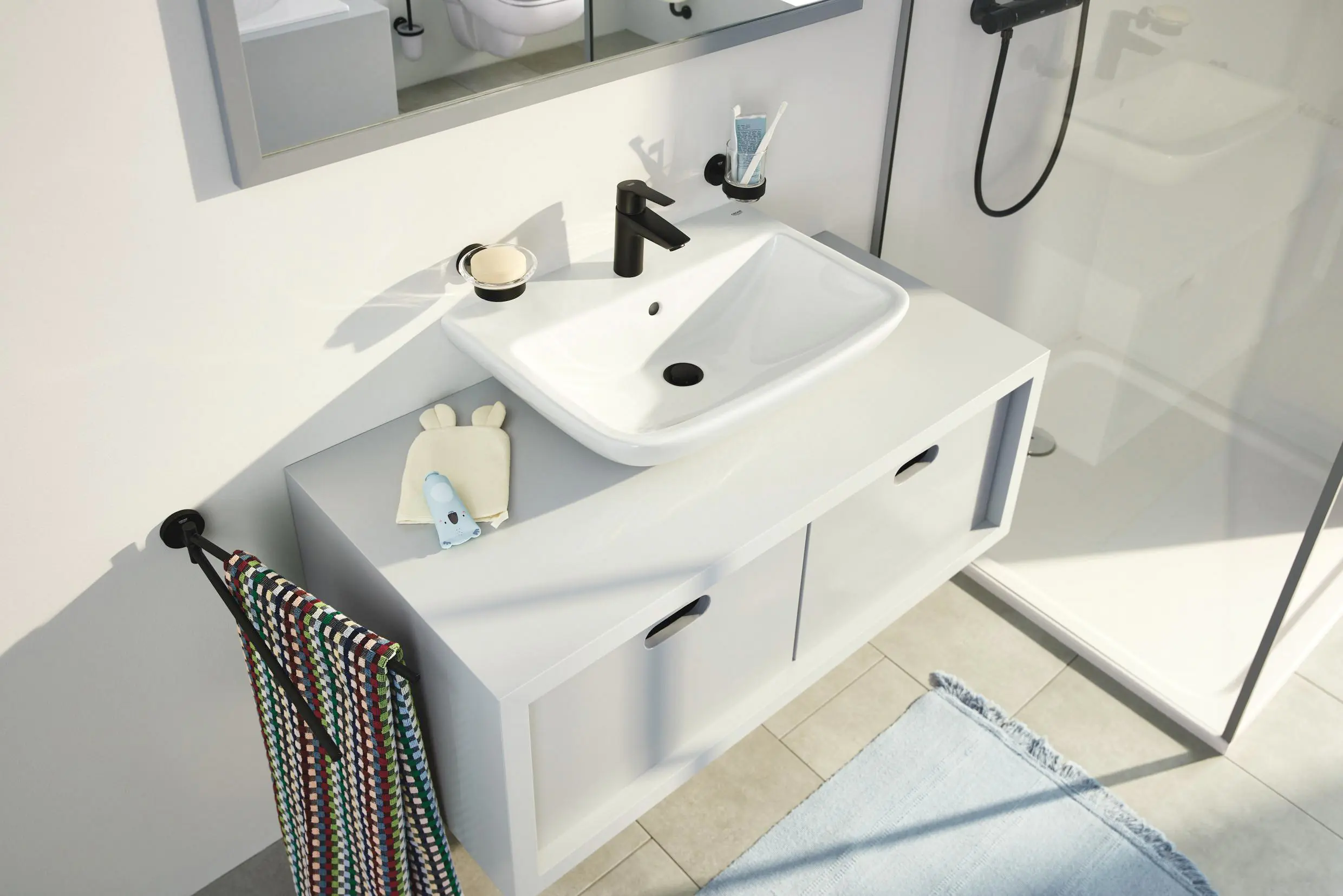 Grohe Keramik Waschtisch 60 cm Edge weiß