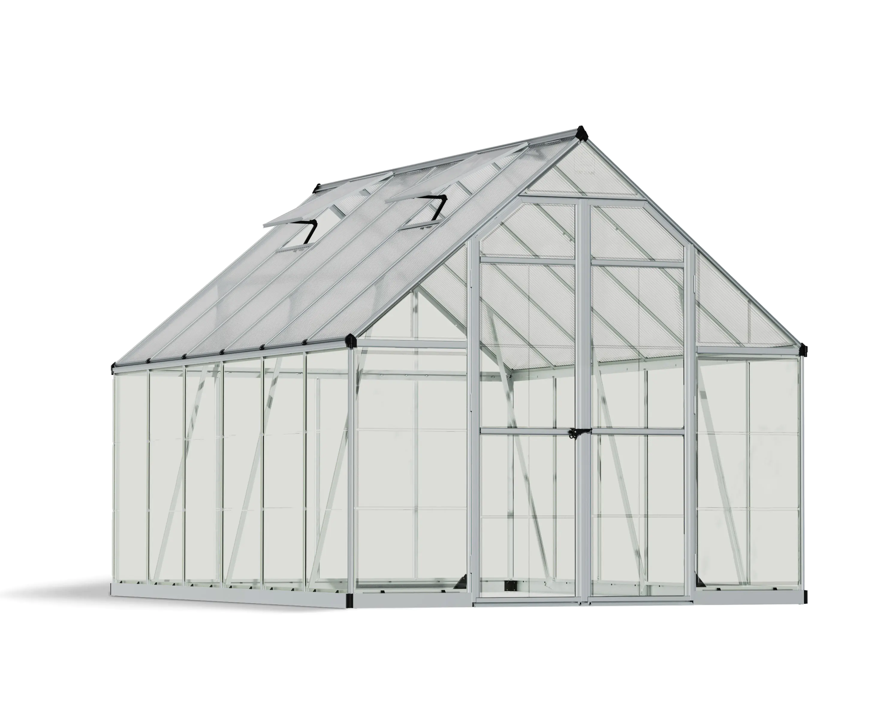 Canopia Gewächshaus Balance Alu silber 367 x 244 cm