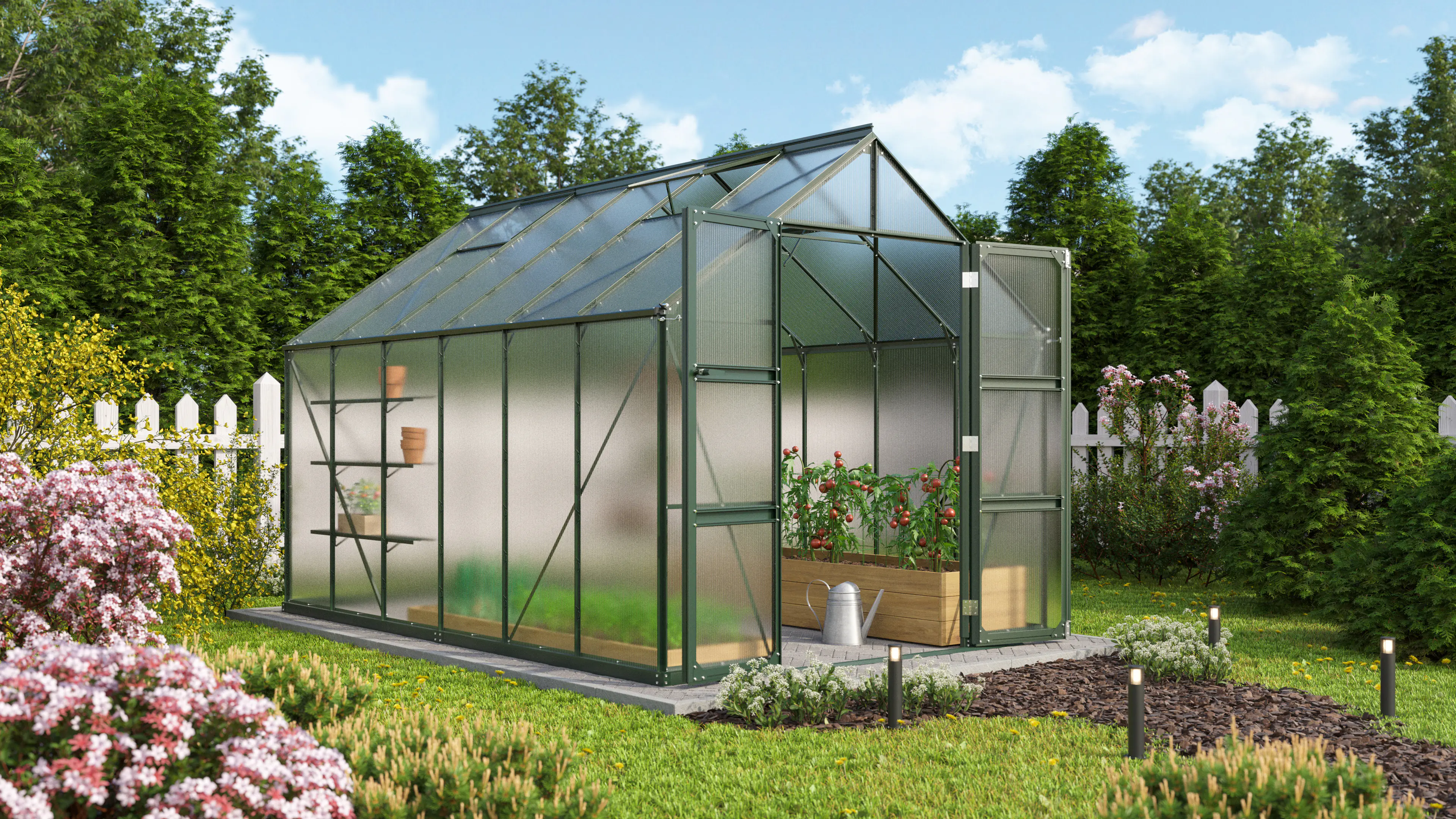 Vitavia Gewächshaus Domus 9900 257 x 386 cm 6 mm HPK