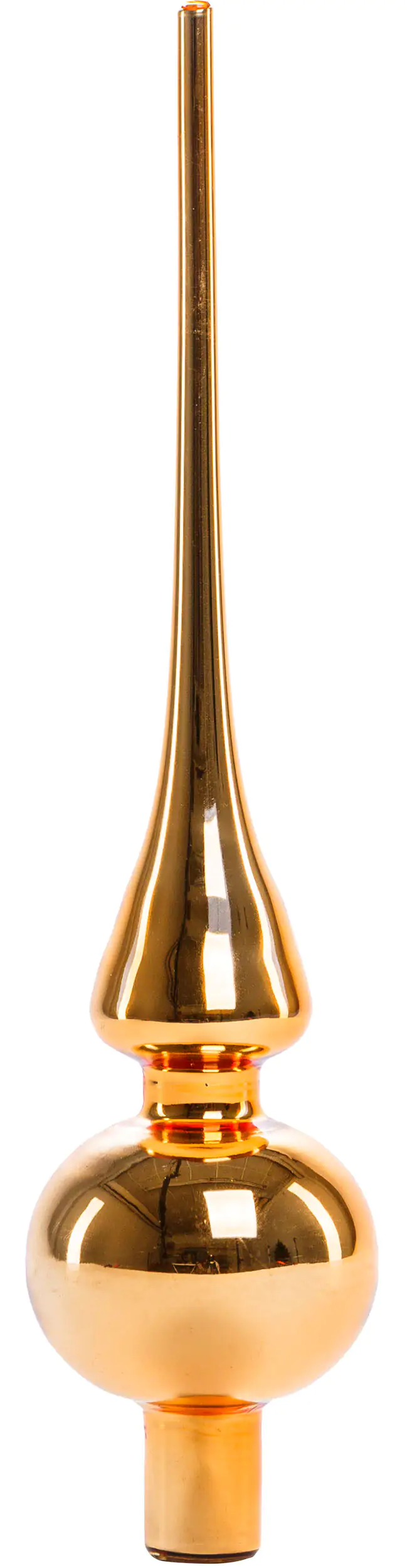 TrendLine Christbaumspitze aus Glas 26 cm gold glanz