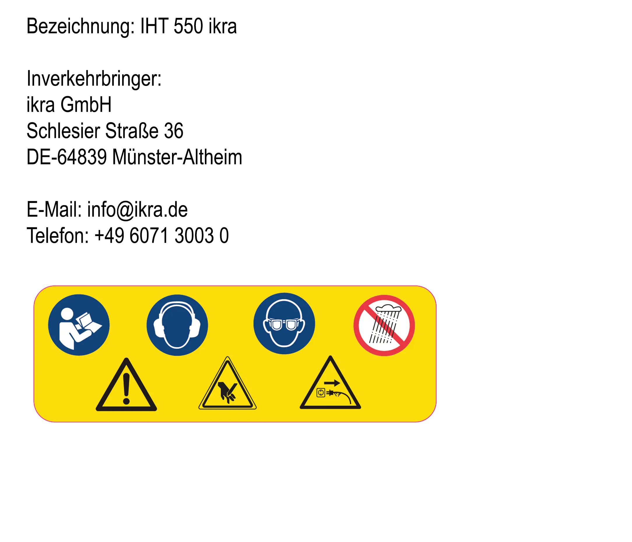 Ikra Elektro Heckenschere IHT 550 45,6 cm Schnittlänge