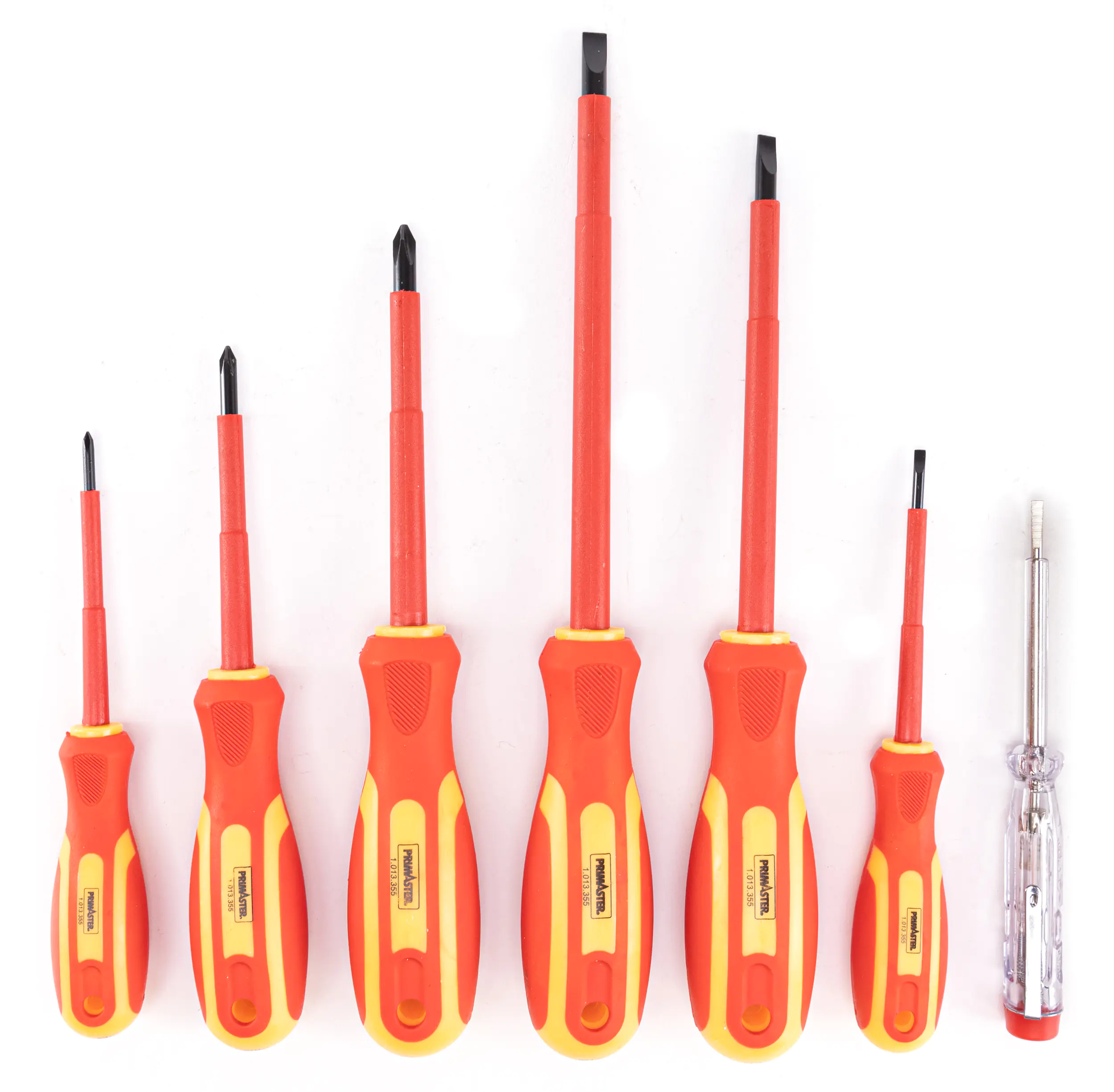 Primaster VDE-Schraubendreher-Set inkl. Spannungsprüfer 7-teilig