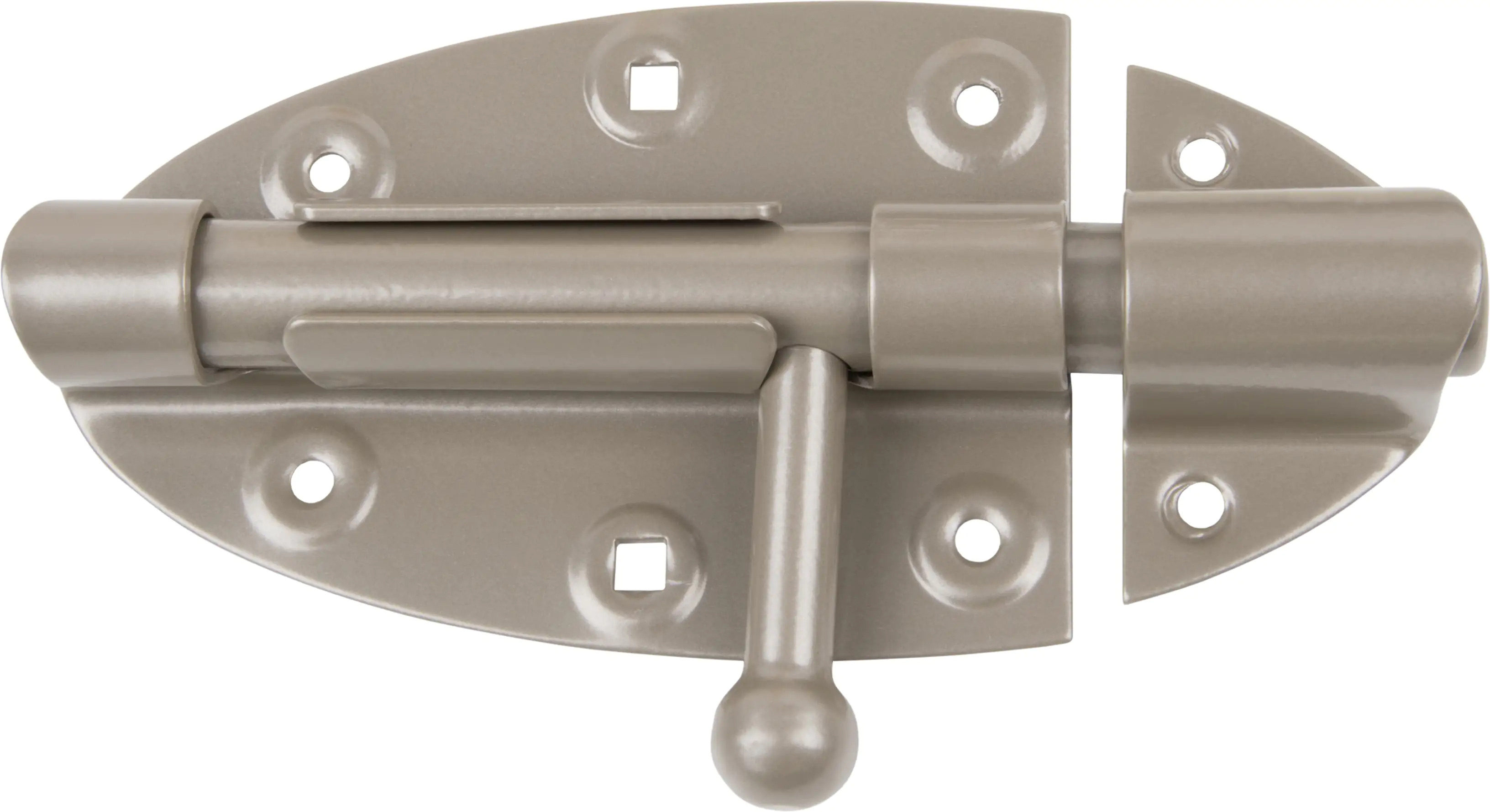 Alberts Duravis Bolzenriegel perlbeige, 112 x 72 Ø 16 mm
