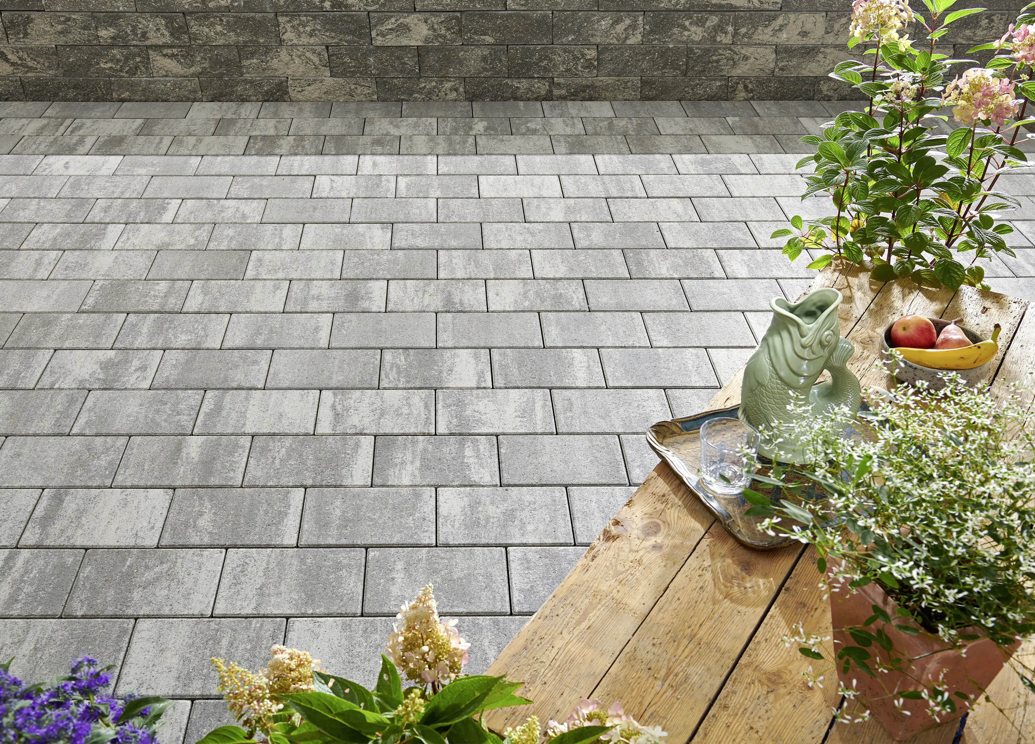 Primaster Pflaster San Marino 24 x 16 x 8 cm grau-alpin