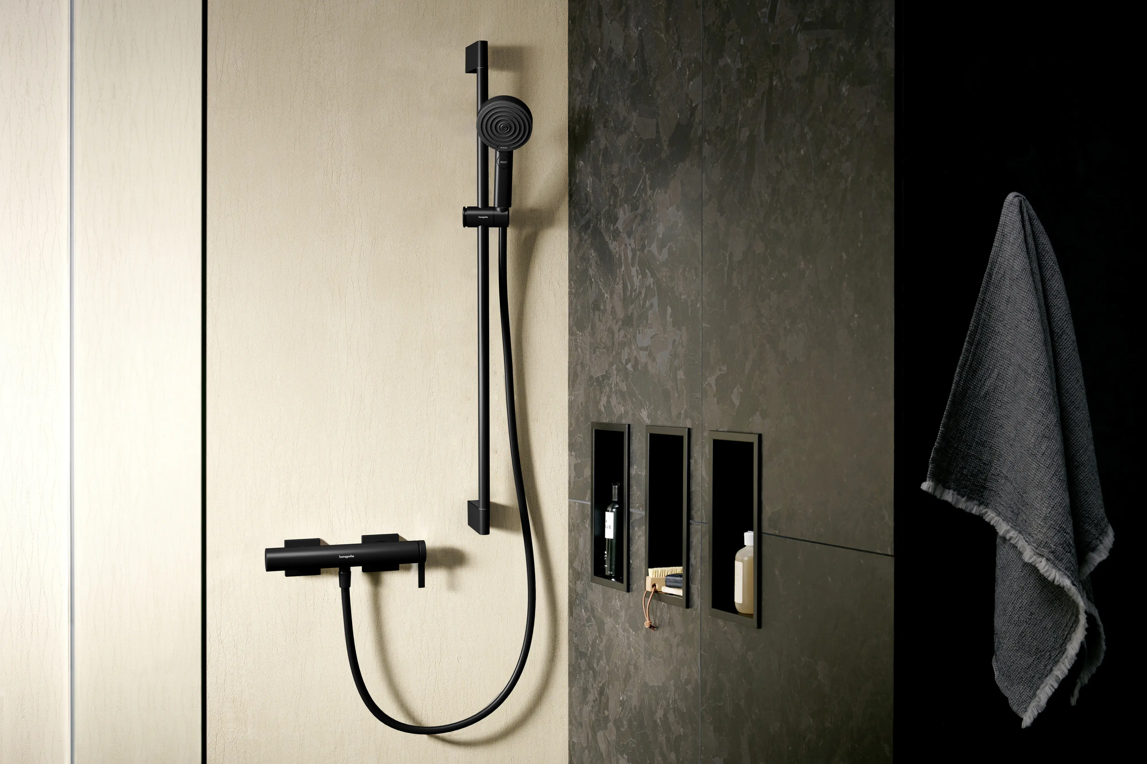Hansgrohe Brauseschlauch Isiflex 1,6 m mattschwarz