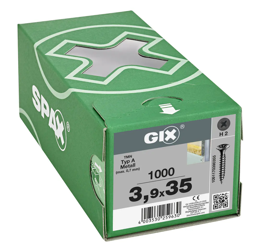 Spax Trockenbauschrauben 3.9 x 35 mm PH 2 Feingewinde - 1000 Stk.