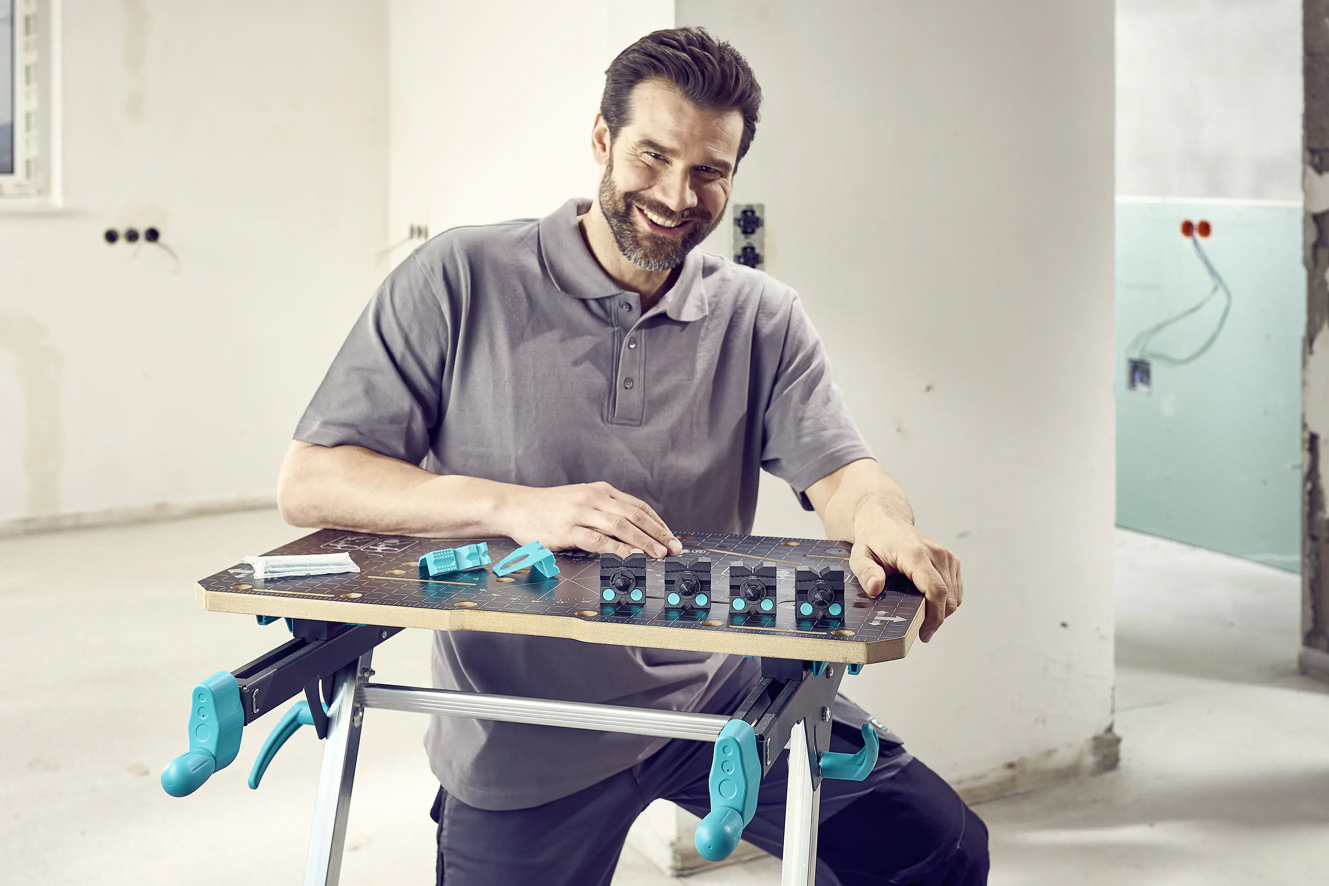 Wolfcraft Maschinen- und Spanntisch Master 750 Ergo höhenverstellbar