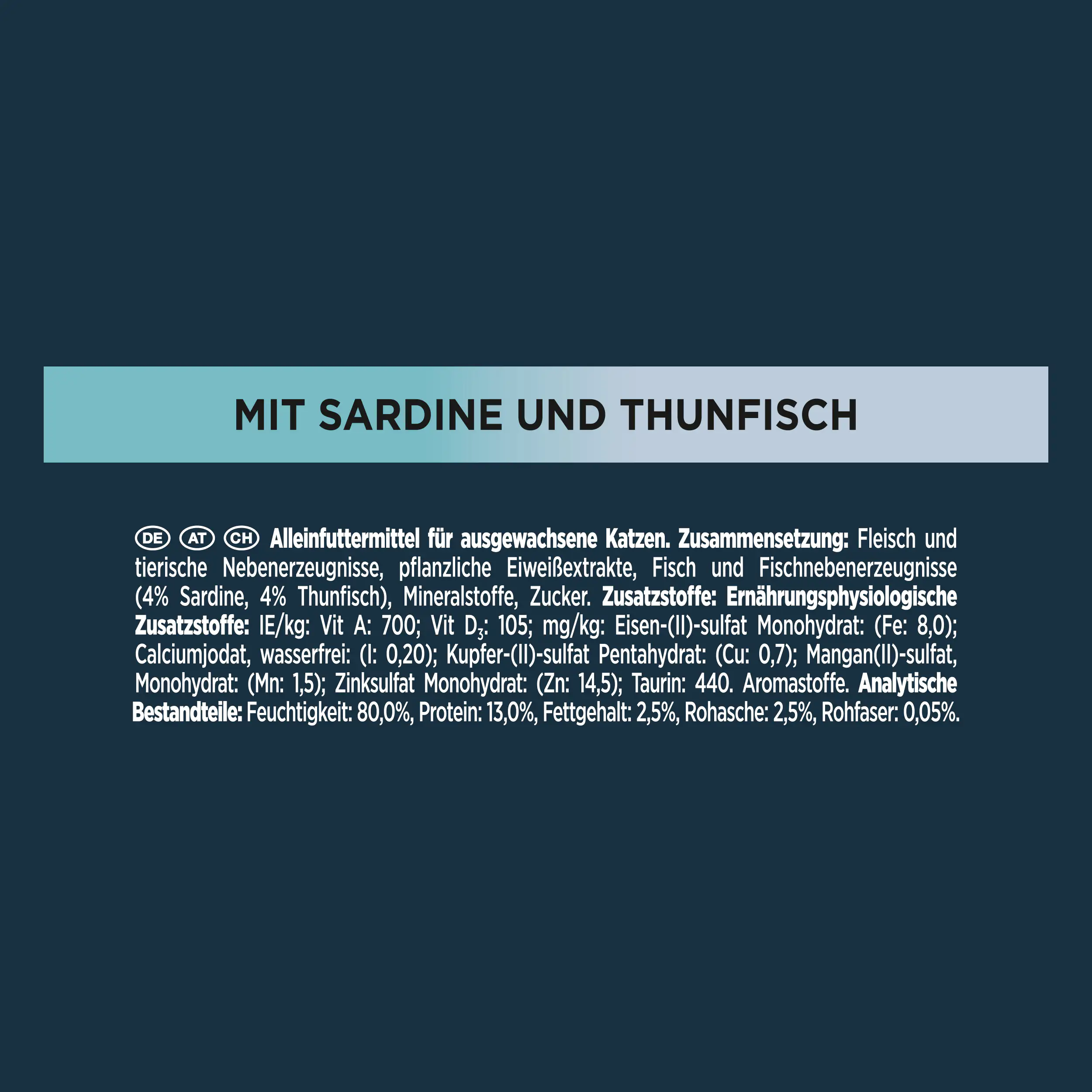 Gourmet Perle Duetto mit Sardine & Thunfisch 85 g