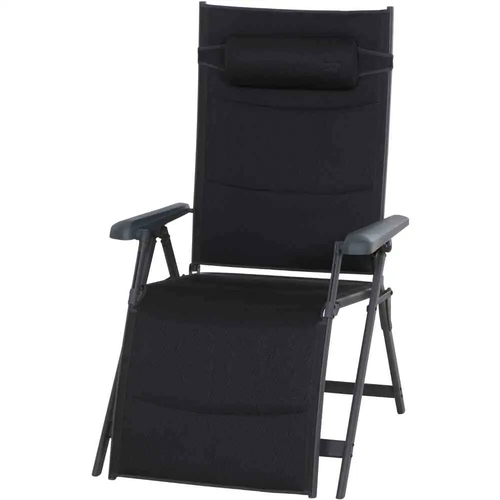 Siena Garden Camping Relaxstuhl Premium anthrazit