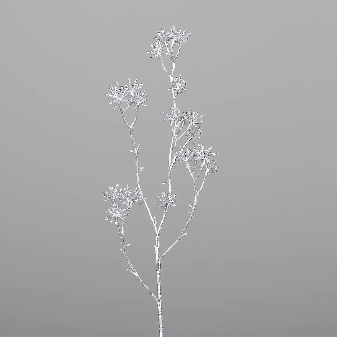 DPI Deko-Zweig silber 60 cm