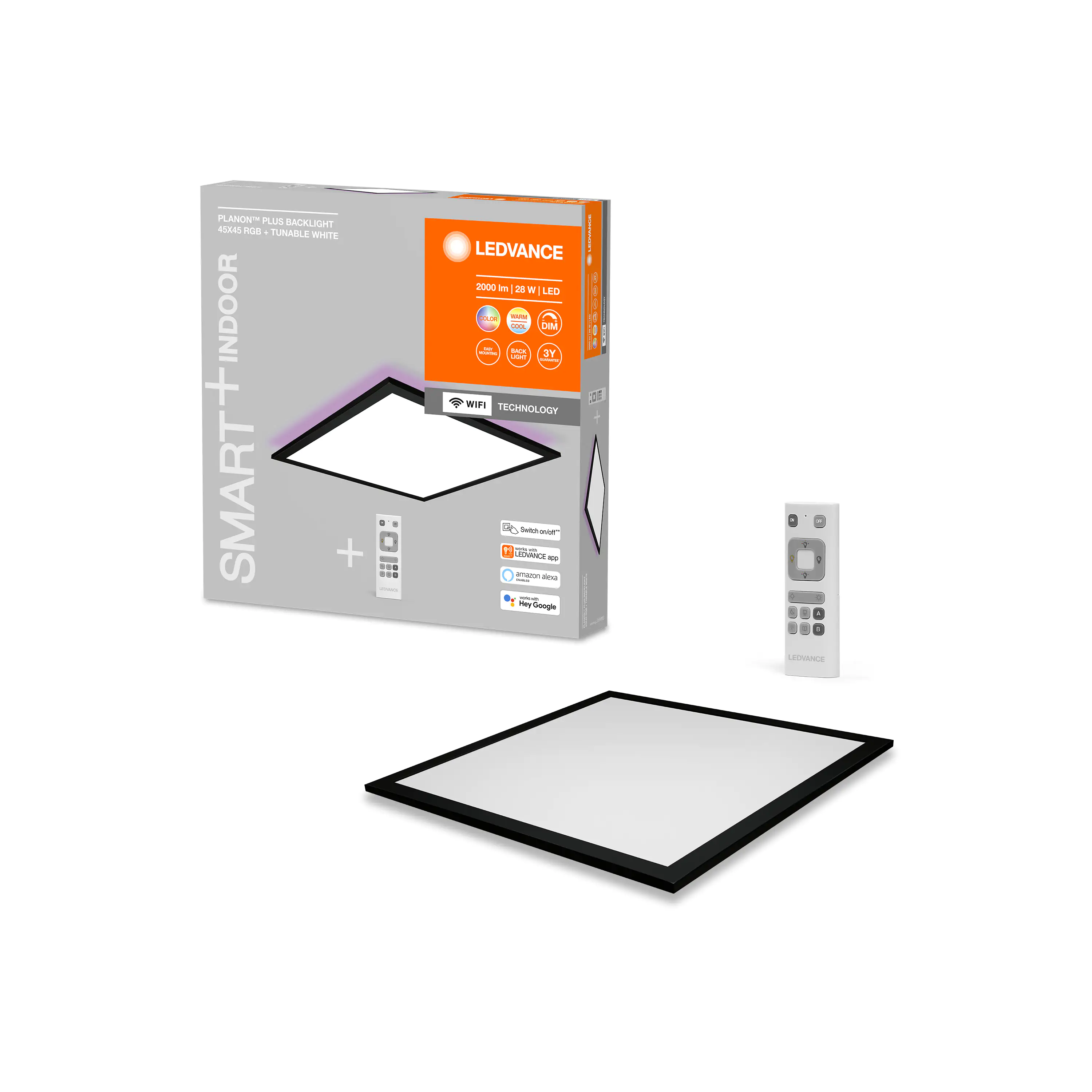Ledvance LED Panel Smart+ WiFi Planon Plus 45 x 45 cm RGB-Backlight