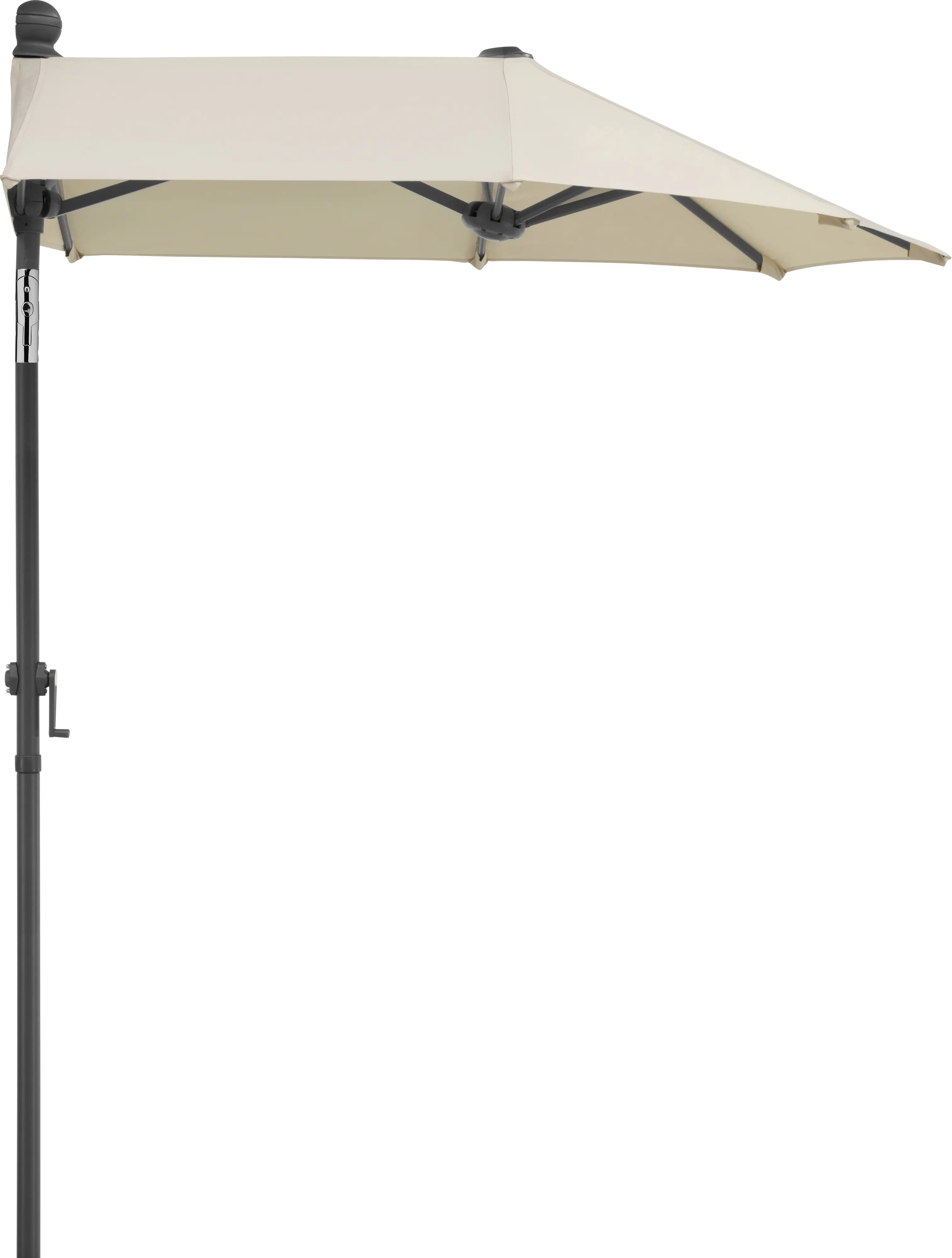 Schneider Sonnenschirm Salerno mezza natur 150 x 150 cm inkl. Sonnenschirmhülle