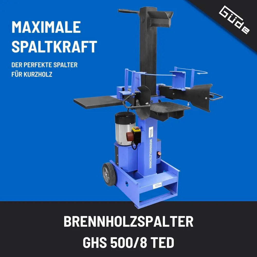 Güde Holzspalter GHS 500/8TED 8 t