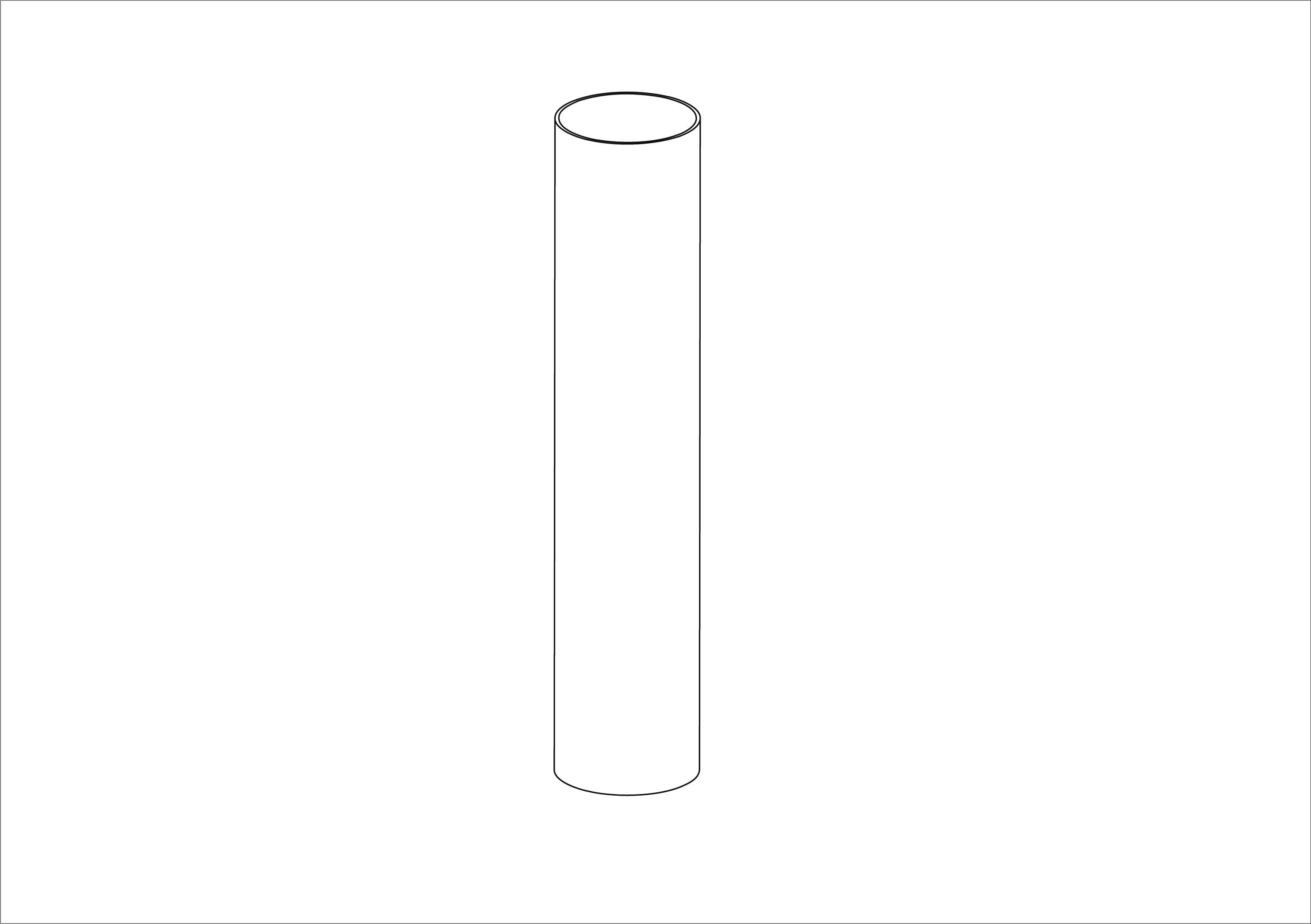 TrendLine Glasrohr für Feuersäule Arenal
