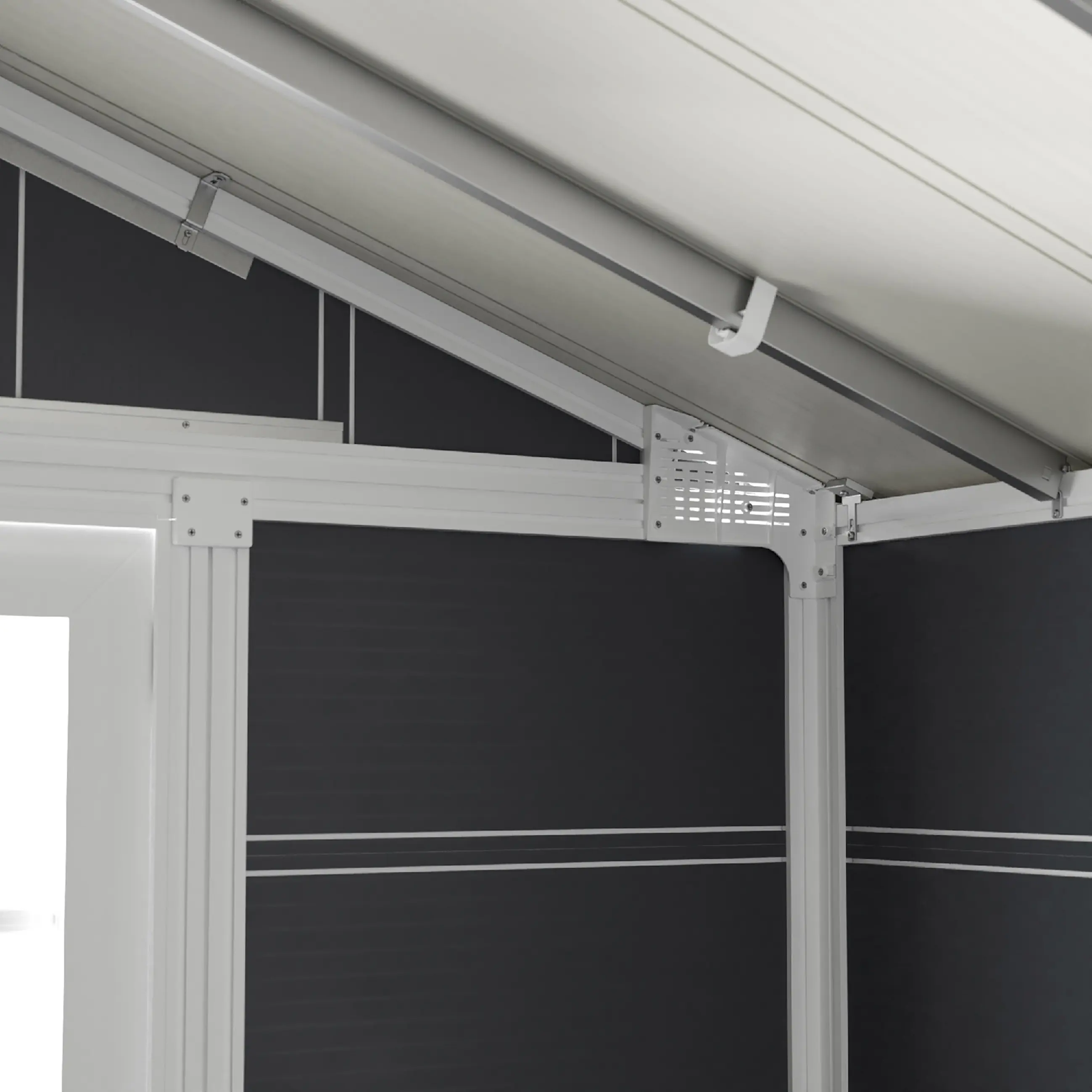 Grosfillex Gartenhaus Deco H 7,5 370 x 298 cm (inkl. Dachüberstand)
