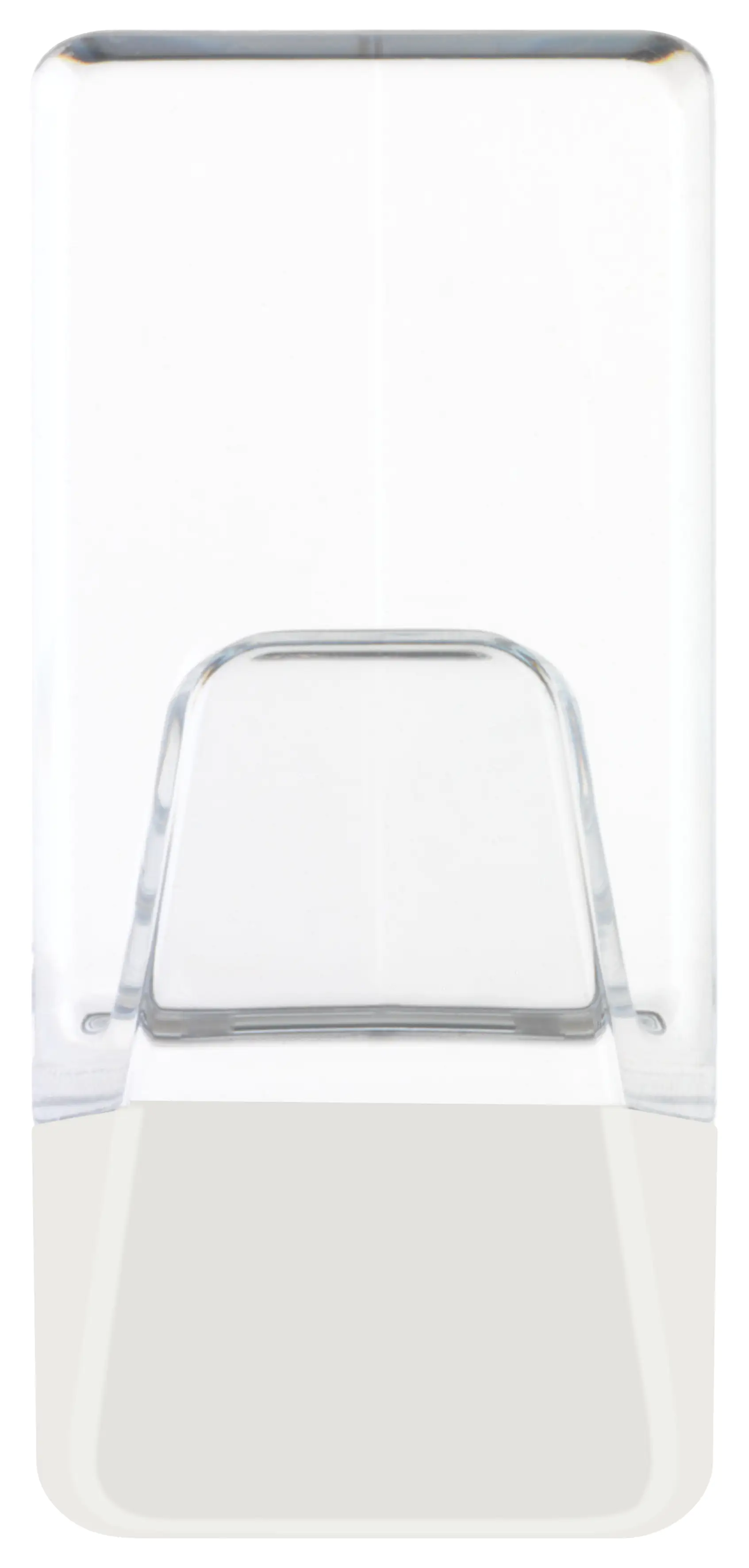 tesa Powerstrips Haken Large transparent-weiß