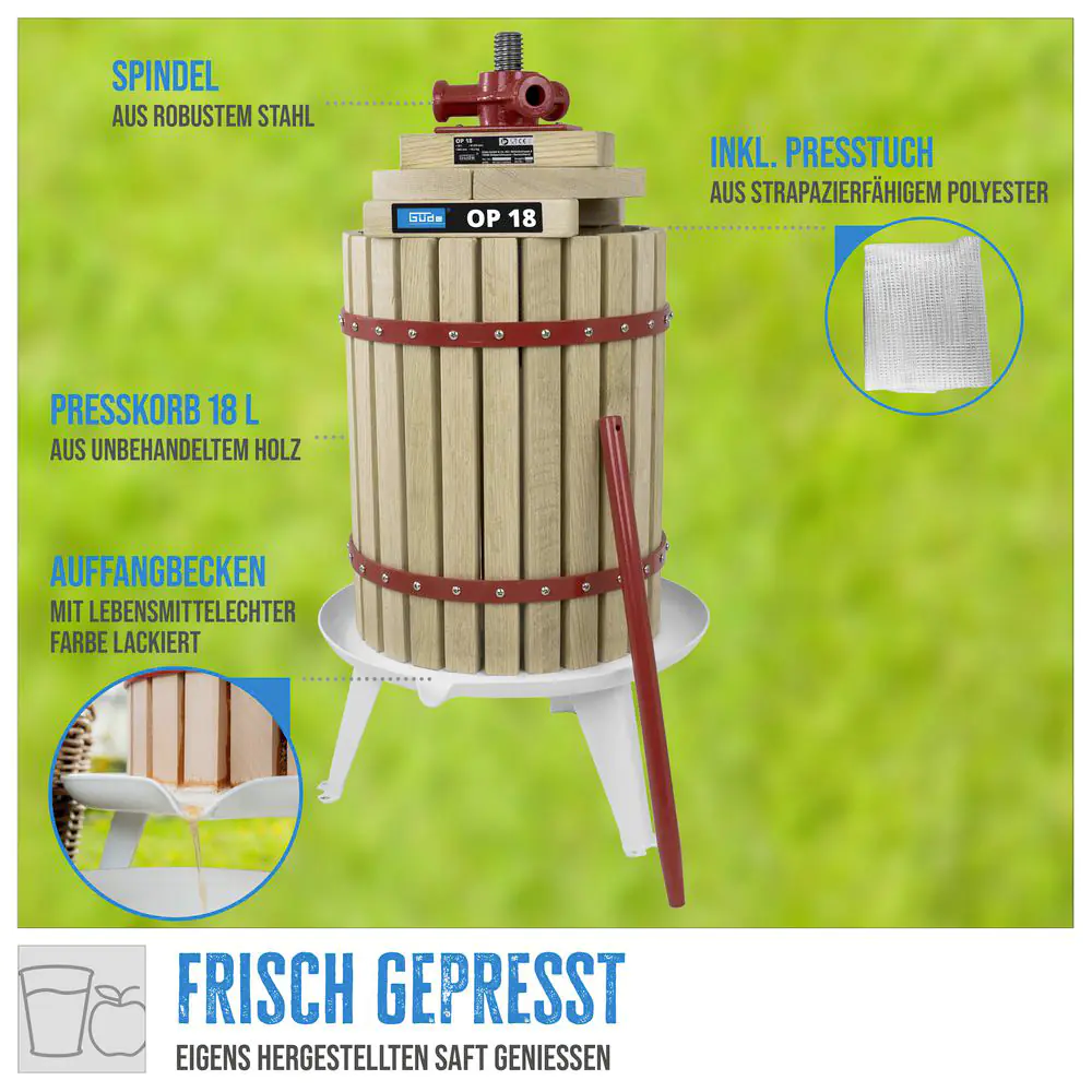 Güde Obst & Beerenpresse OP18