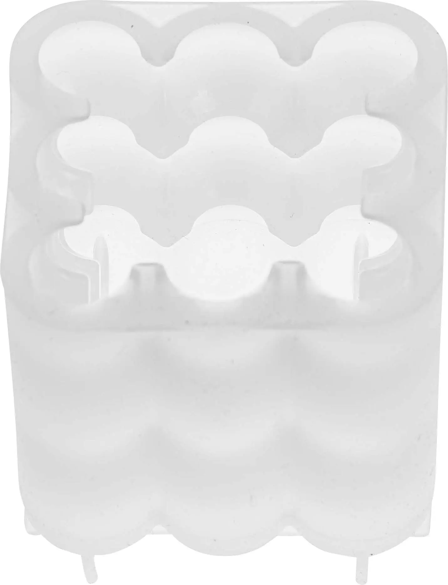 Glorex Kerzengießform aus Silikon Bubble 6 x 5,5 cm