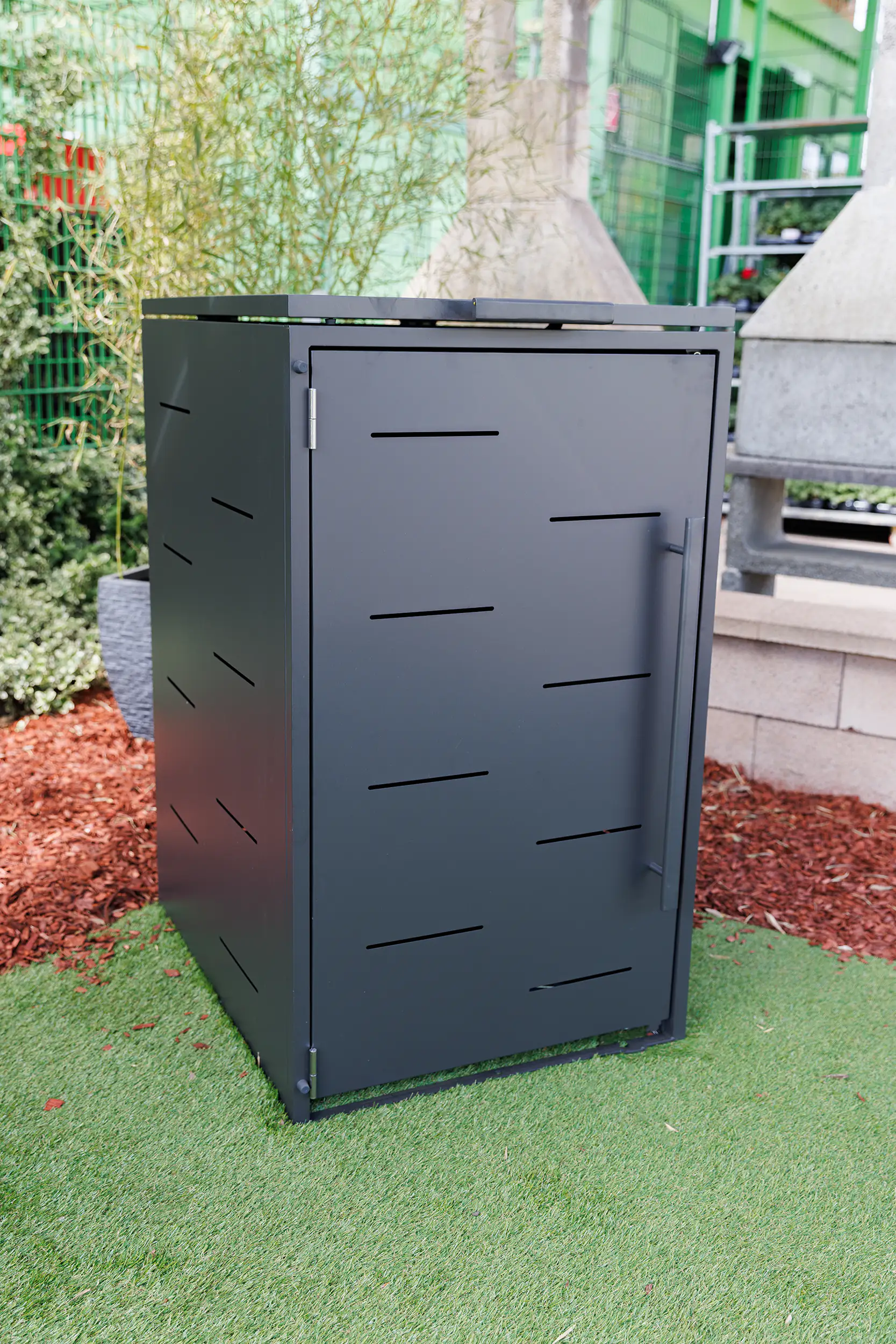 Trendline Mülltonnenbox 67 x 81,5 x 116 cm, Metall