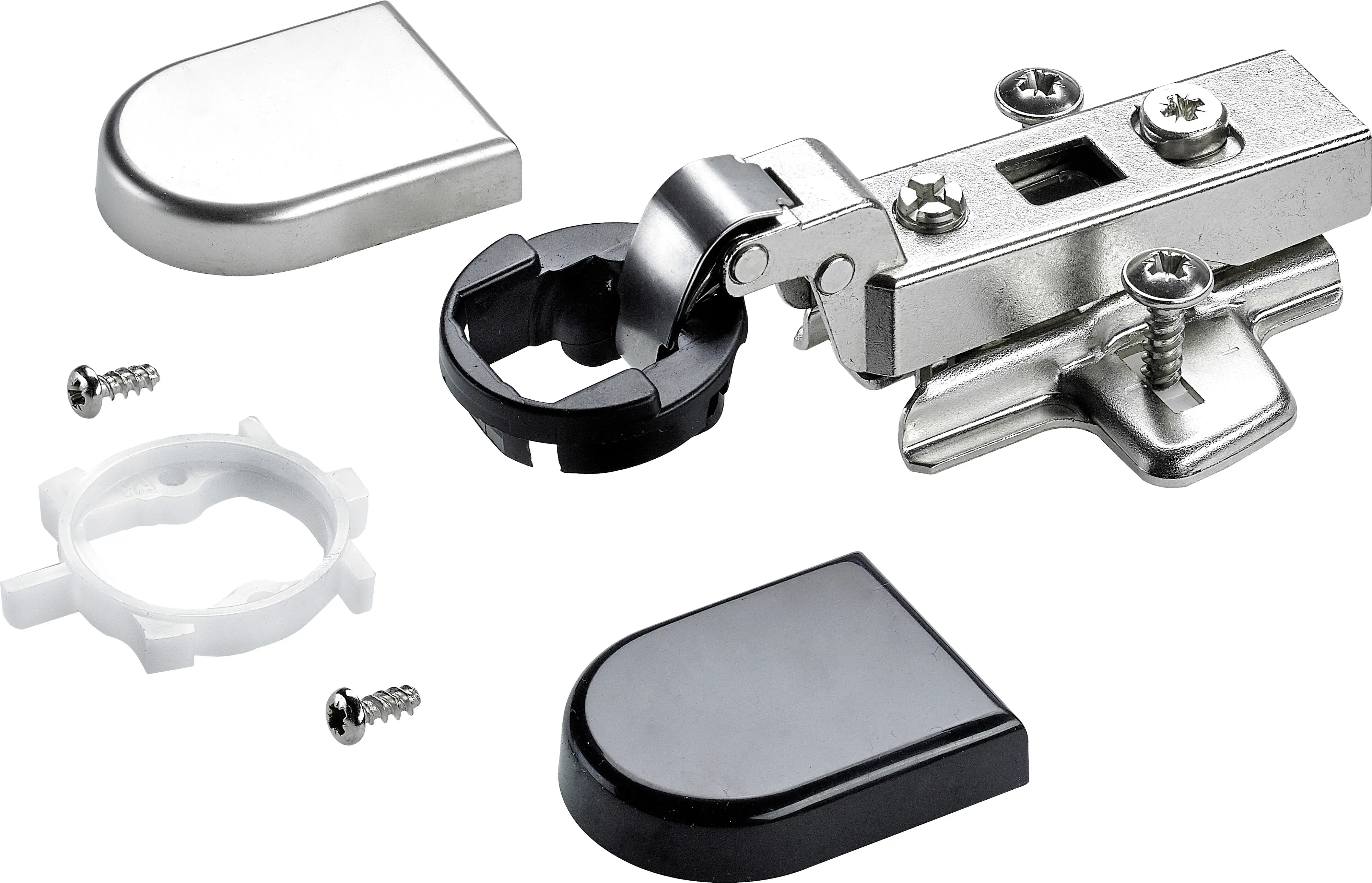 Hettich Glastürscharnier Intermat Mini für Ø 26 mm Bohrung innenliegend