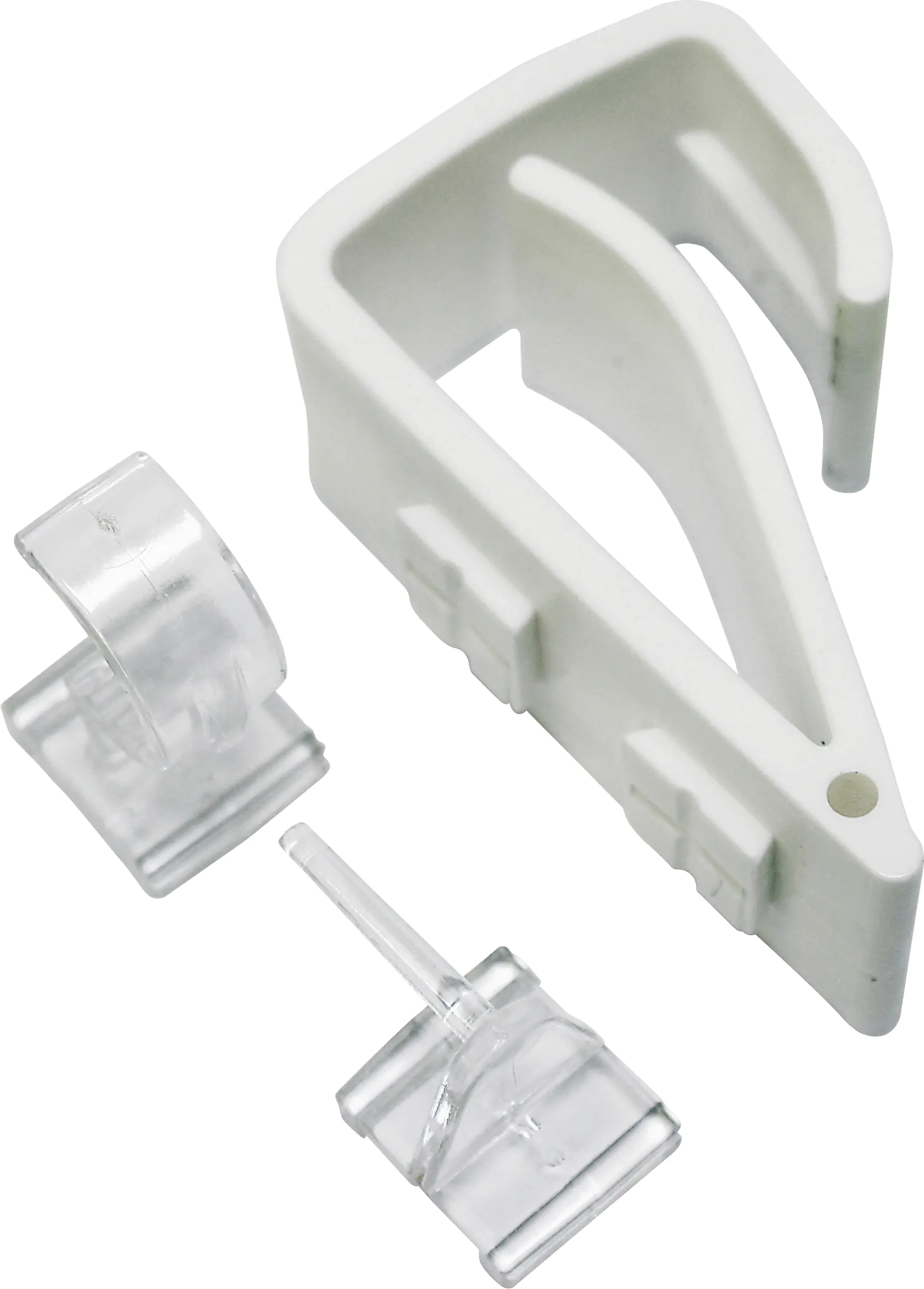 Gardinia Klemmträger Easy Click Vitrage 2 Stück, weiß