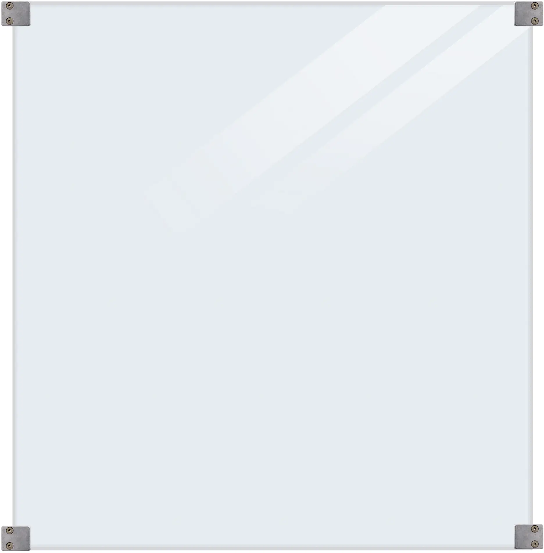 Plus Glaszaun 90 x 91 cm klares Glas gehärtetes 6 mm Glas