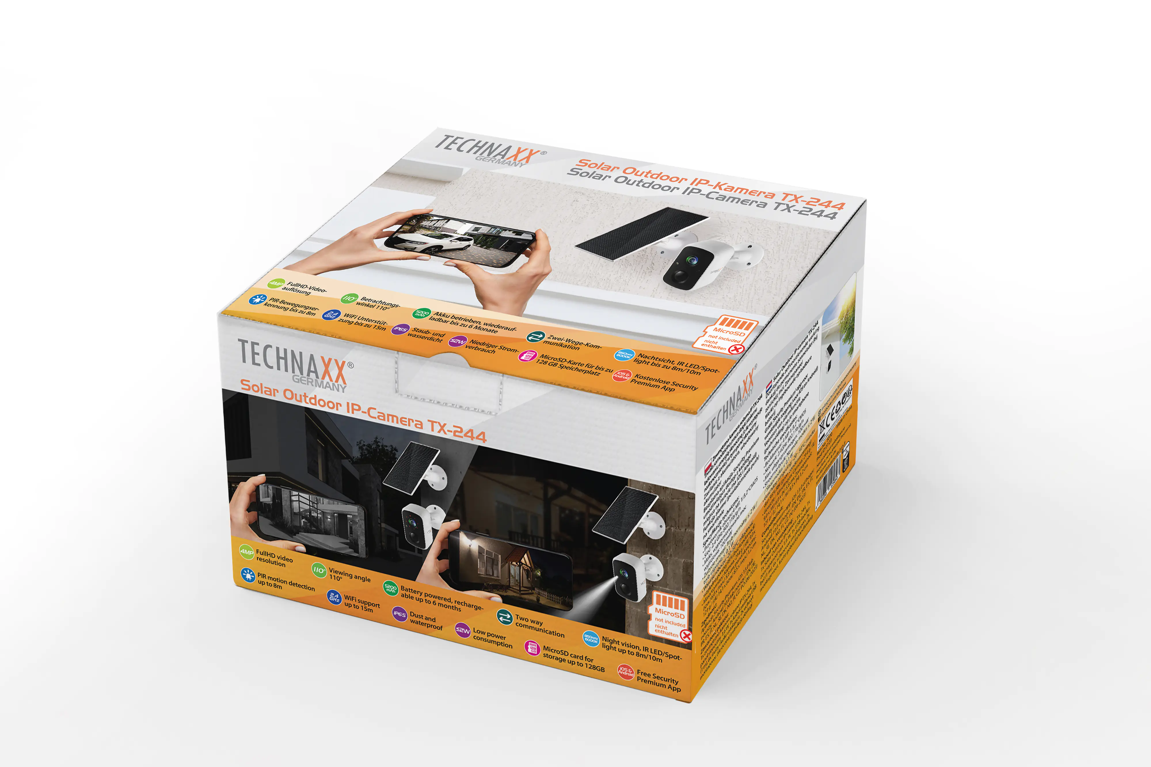 Technaxx Solar Outdoor-Kamera TX-244