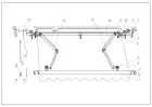TrendLine Halbkassetten-Markise 4 x 3 m elektrisch grün-weiß gestreift
