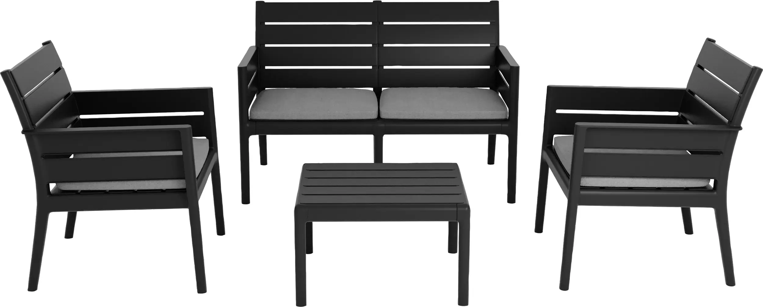Grandsoleil Gartenmöbel-Set Panka anthrazit
