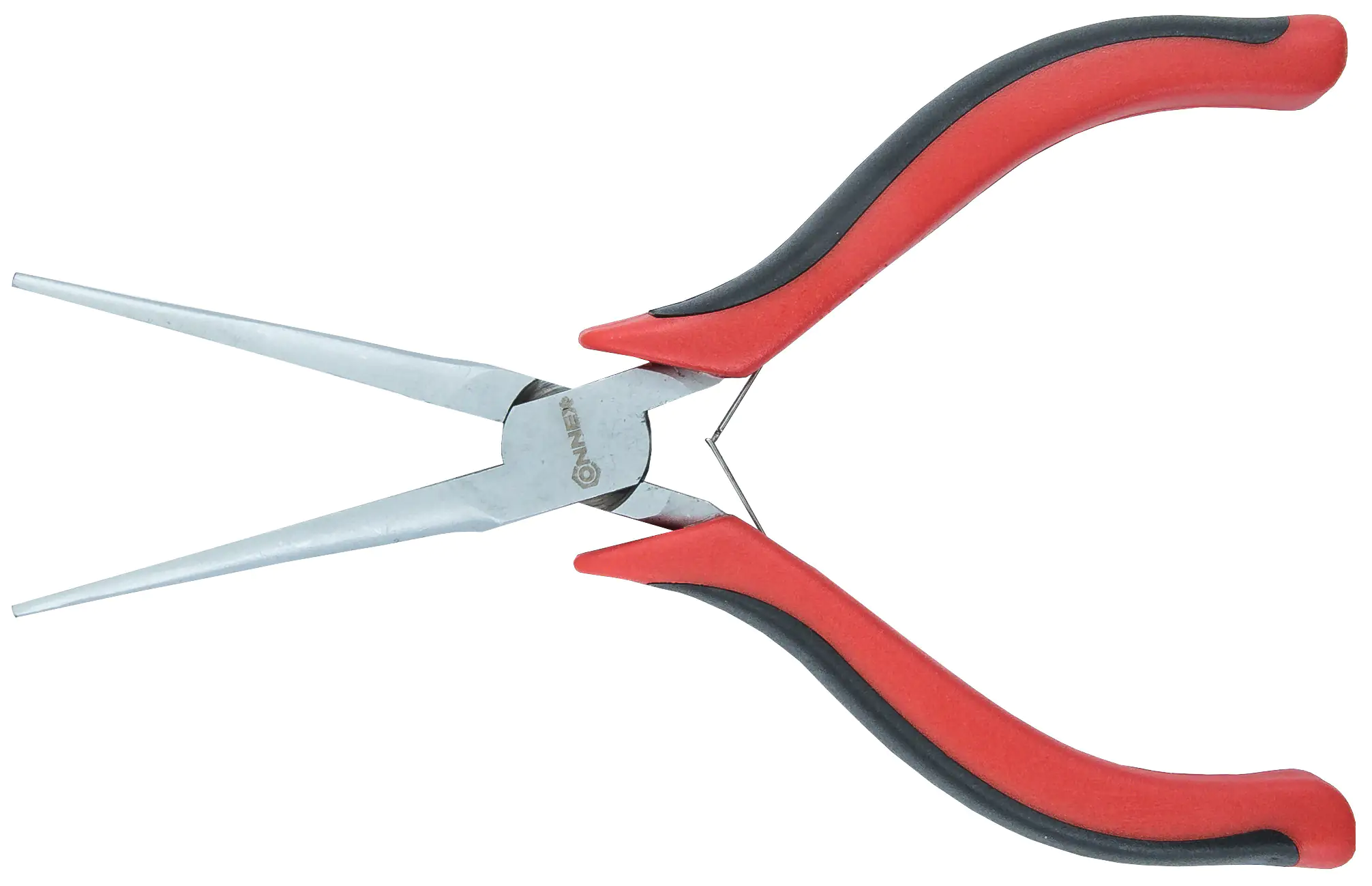 Connex Elektronik-Flachspitzzange 145 mm mit Doppelfeder Zwei-Komponentengriffen