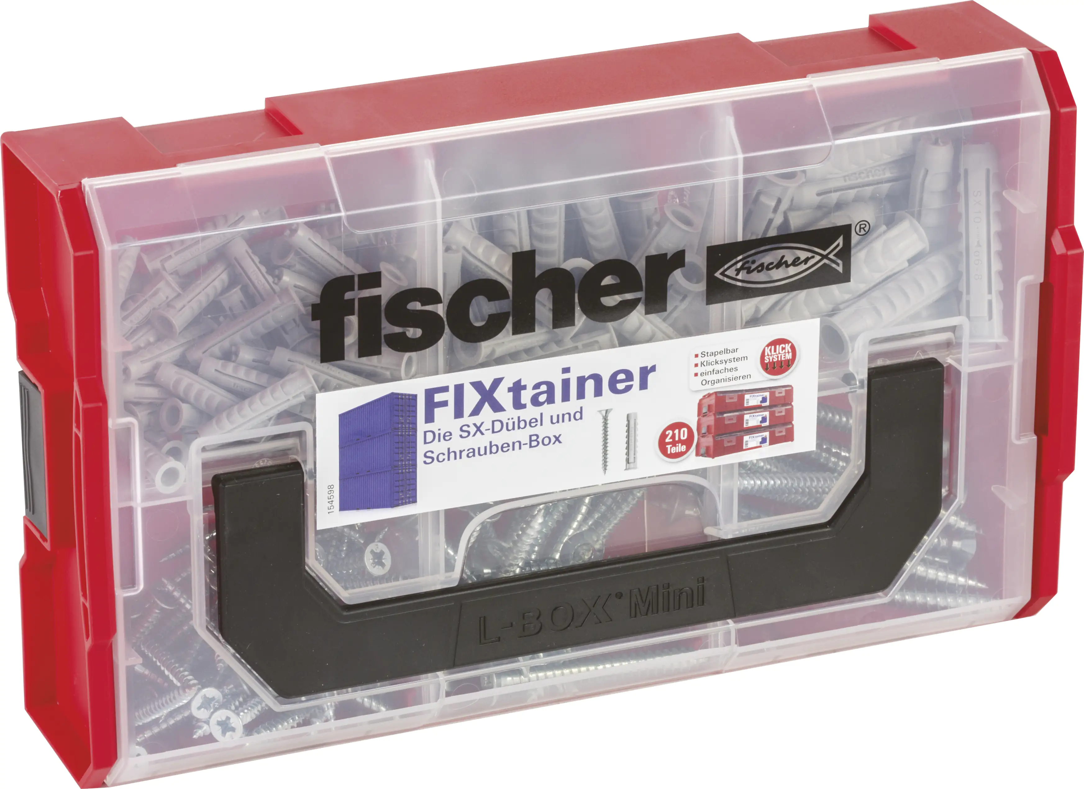 Fischer Dübel SX Fixtrainer- 205 Stück