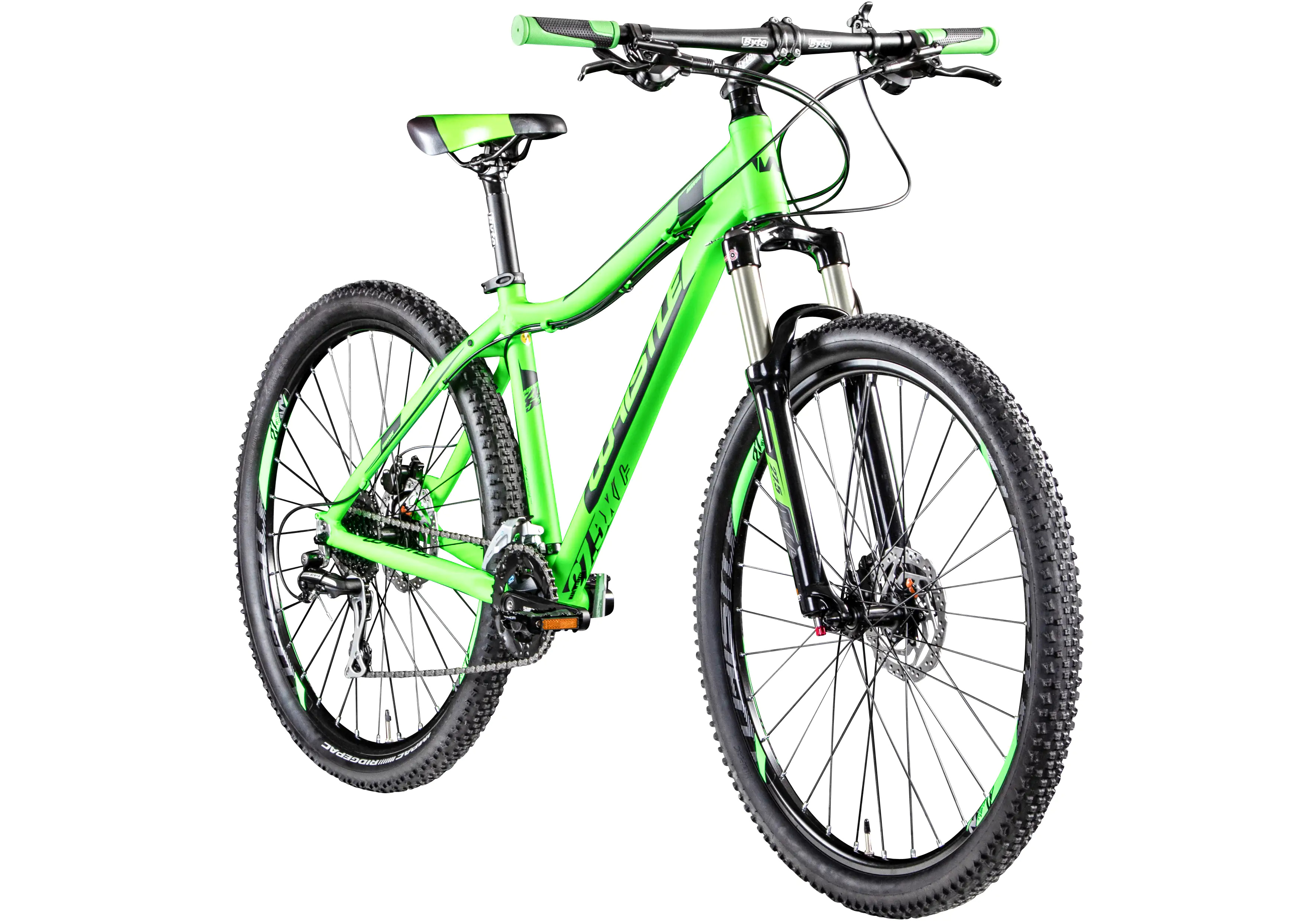 Whistle Mountainbike Miwok 2053 Damen 27,5 Zoll RH 43 16-Gang neongrün anthrazit