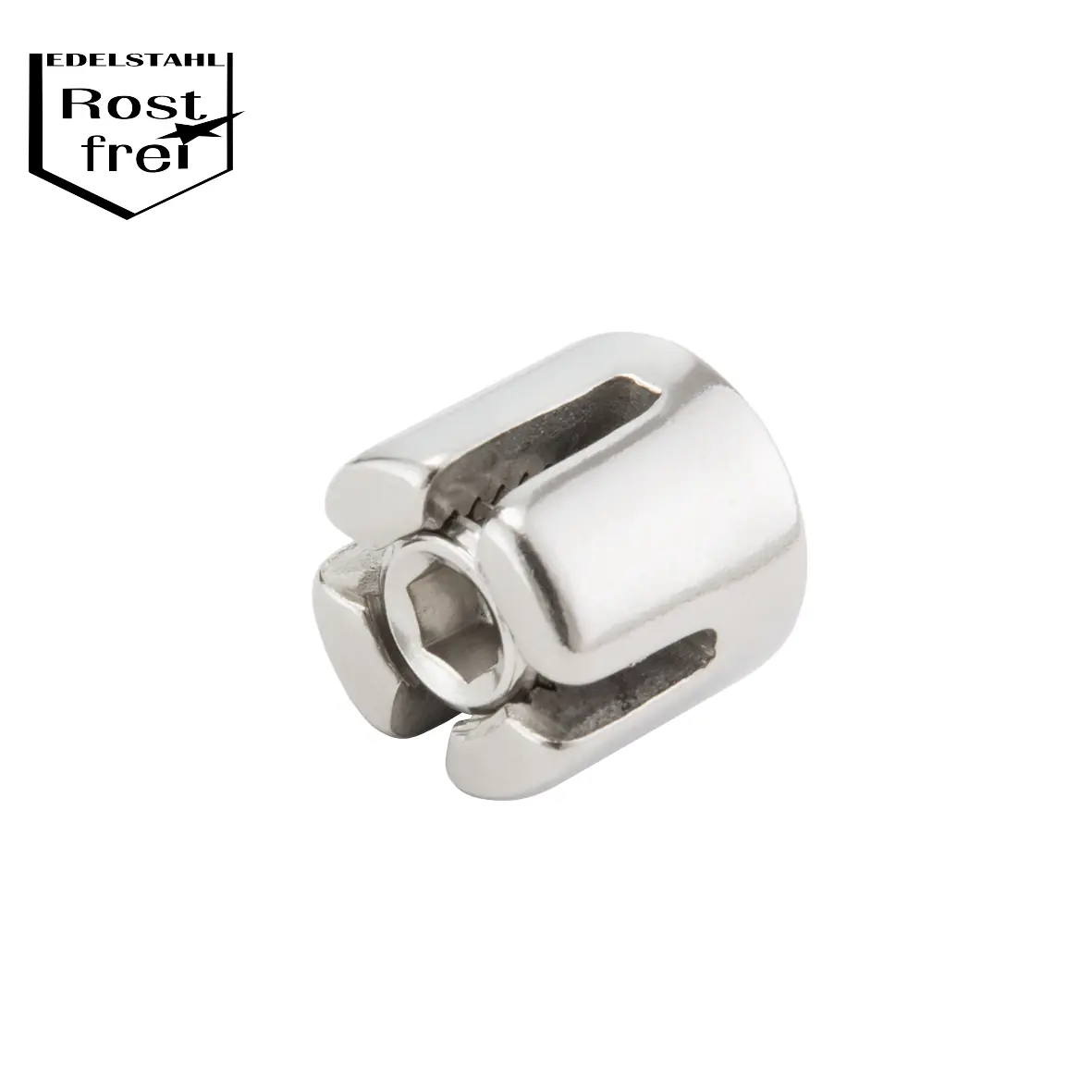 Conacord Kreuzklemme für Drahtseile Stahl V4A Ø 3 mm rostfrei
