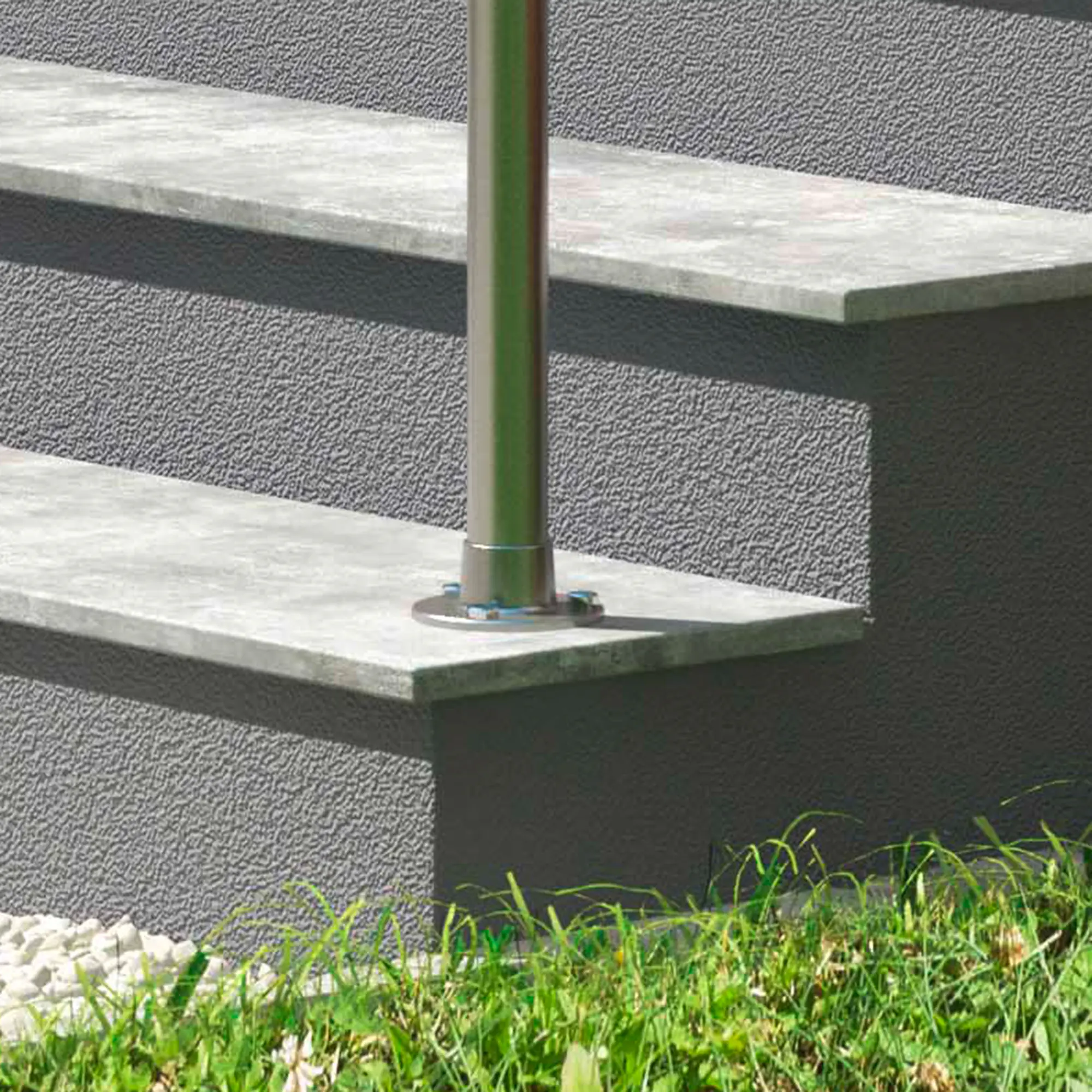 DOLLE Eingangsgeländer PS 510 Edelstahl 150 cm 1 Pfosten