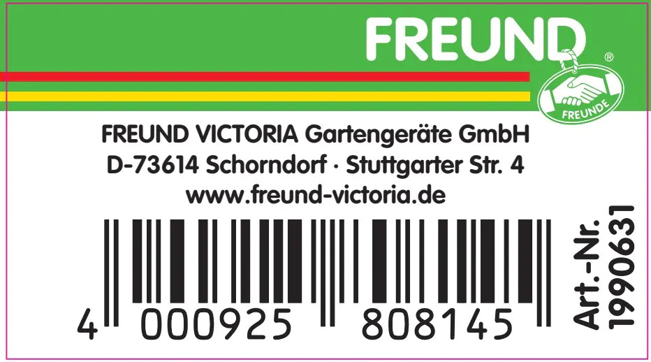 Freund Victoria Obstpflückset 13 cm Ø
