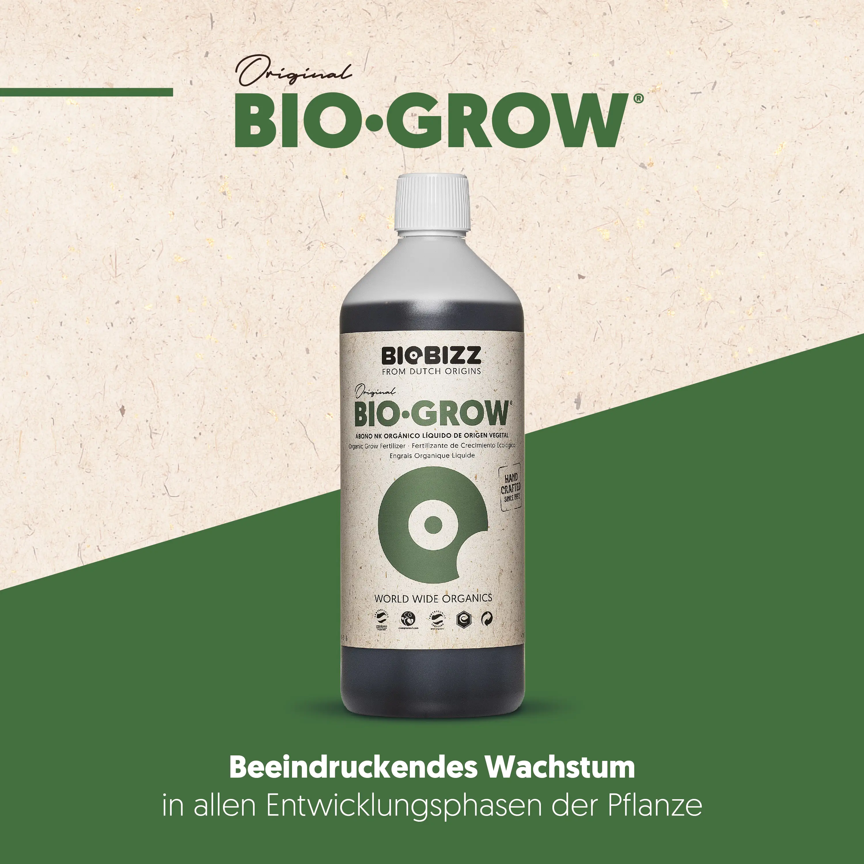 BioBizz Grow Dünger Bio-Grow 1 L