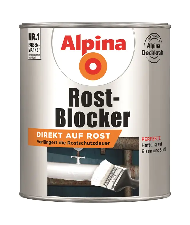 Alpina Metallschutz-Lack Rostblocker 750 ml