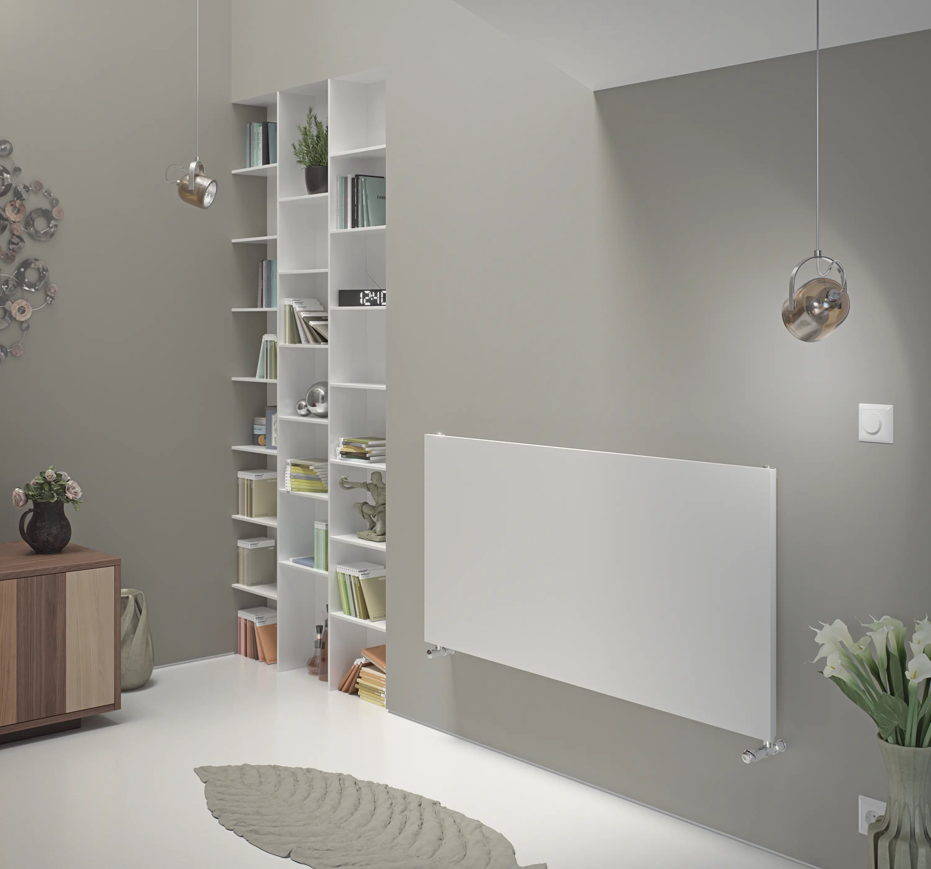 Ximax Heizkörper P1 Plan horizontal 59,5 x 120 cm 609 Watt weiß 