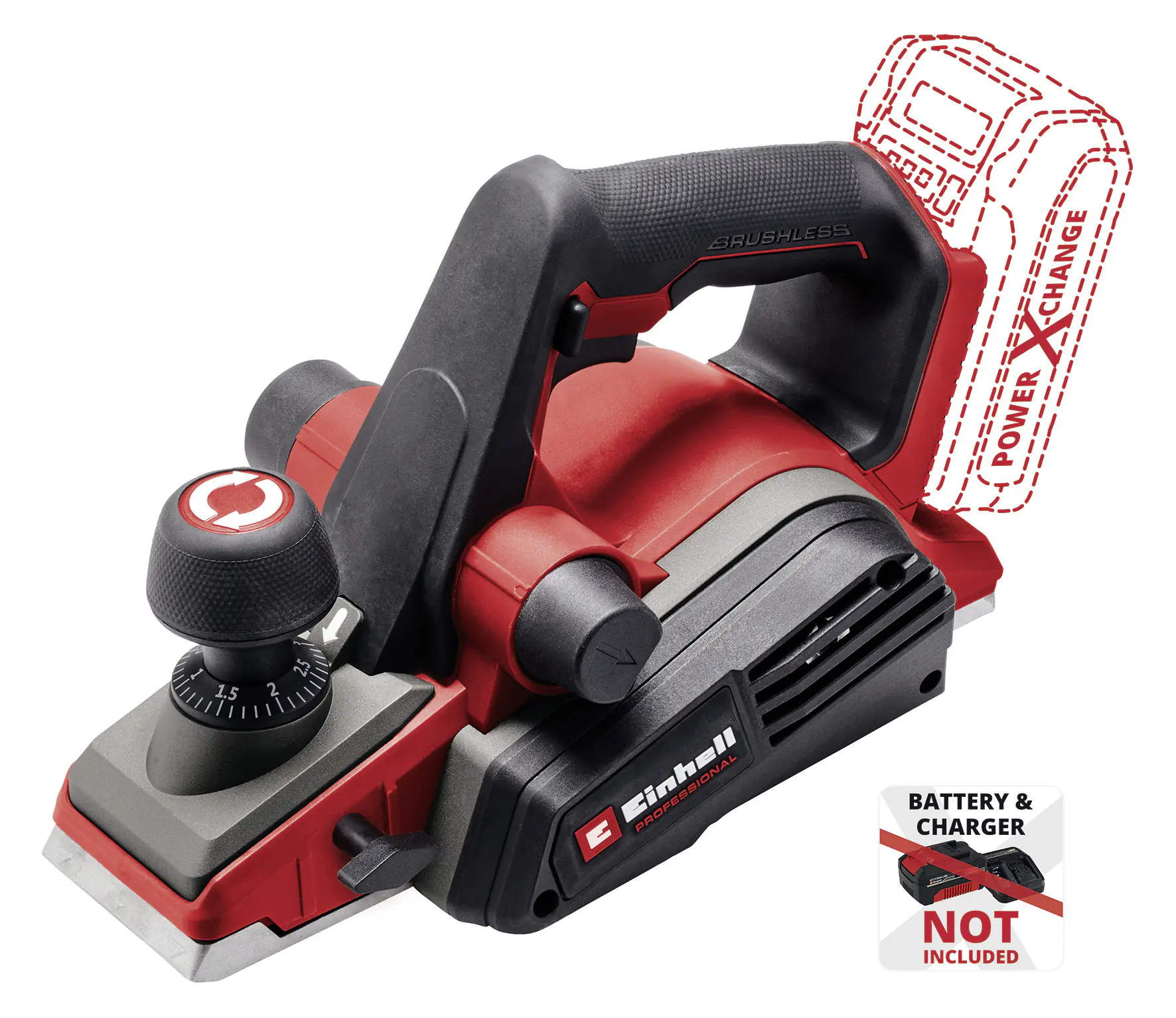 Einhell Professional Akku-Hobel TP-PL 18/3 Li BL Solo