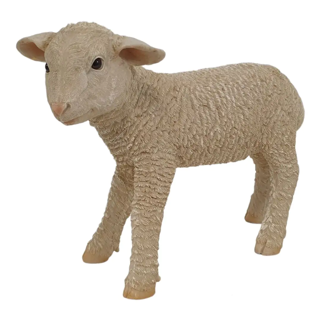 Dekofigur Lamm stehend  35 x 15 x 44 cm
