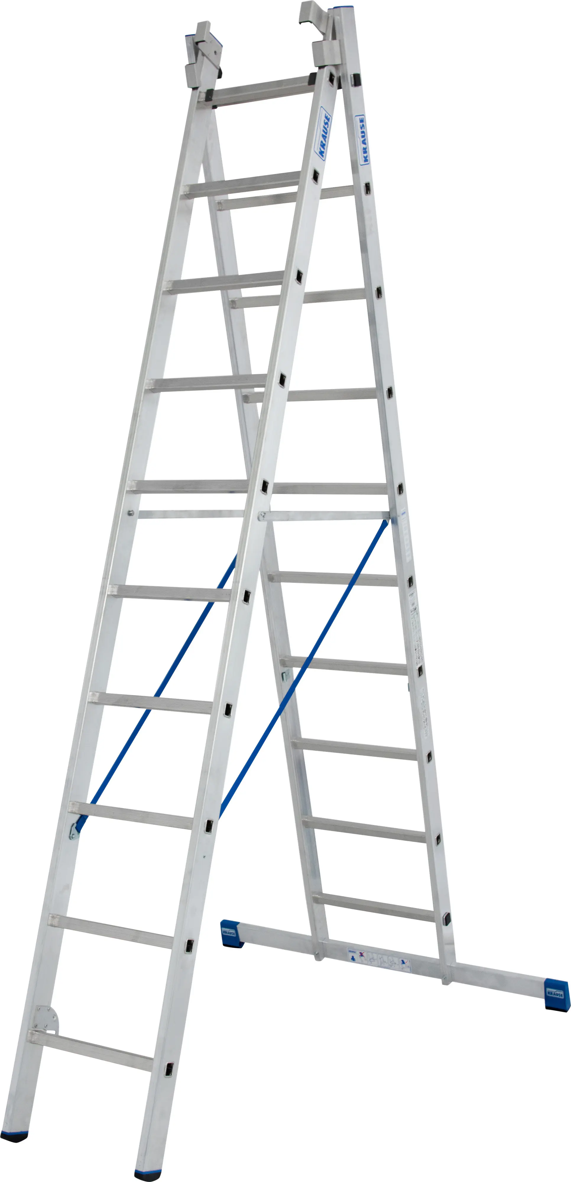 Krause Aluminium-Mehrzweckleiter STABILO mit Treppenfunktion 7,65 m