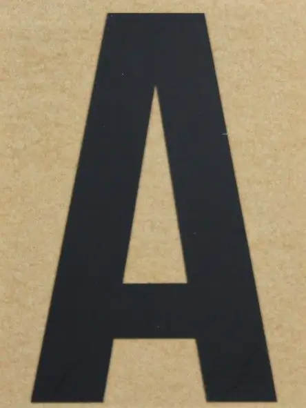 Conacord Klebebuchstabe "A" 65 x 100 mm