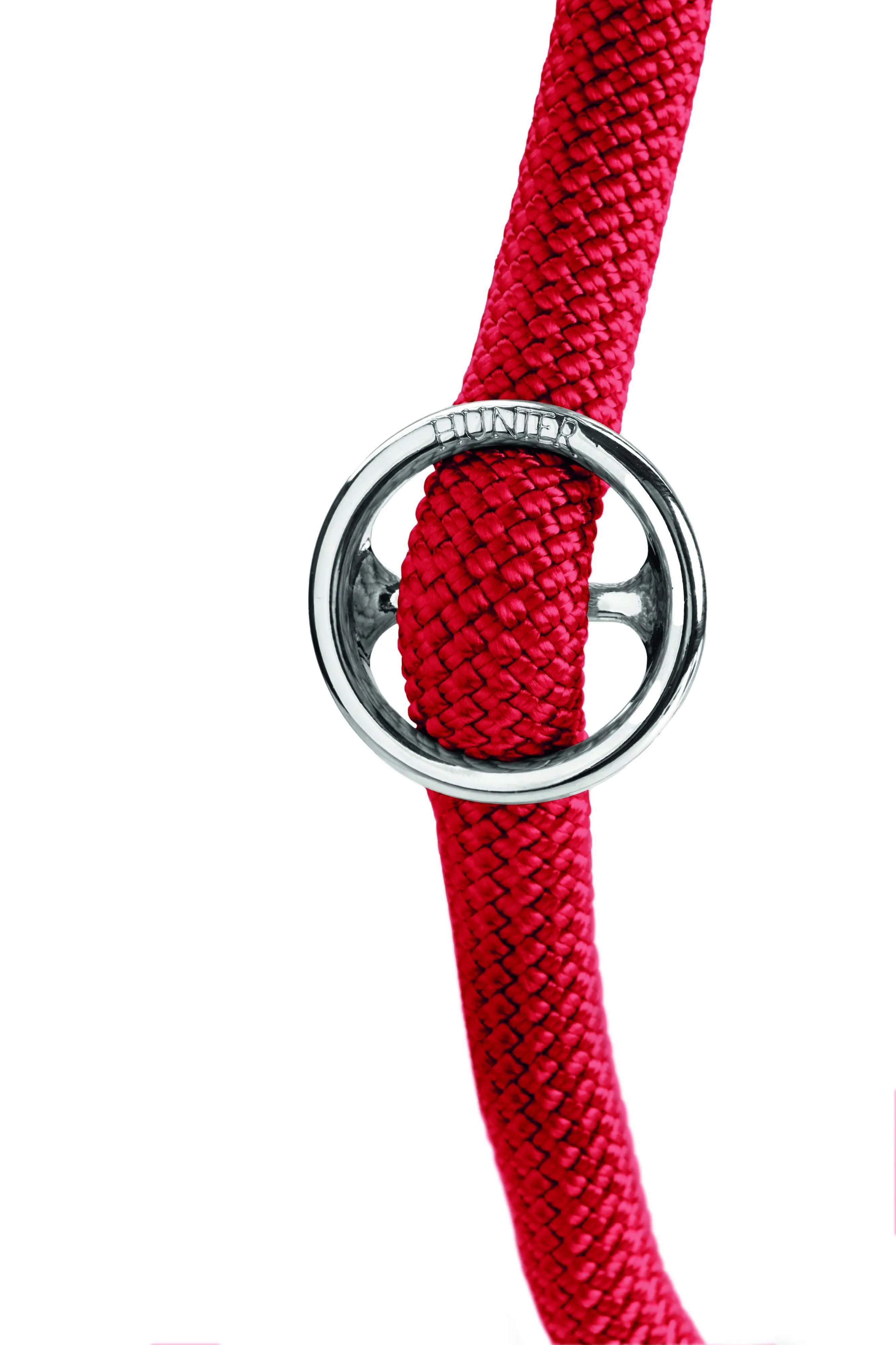 Hunter Hundeleine Freestyle mit Halsung 1,7 m x 1 cm rot
