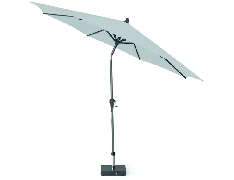 Siena Garden Mittelstockschirm Avio grau Ø 300 cm
