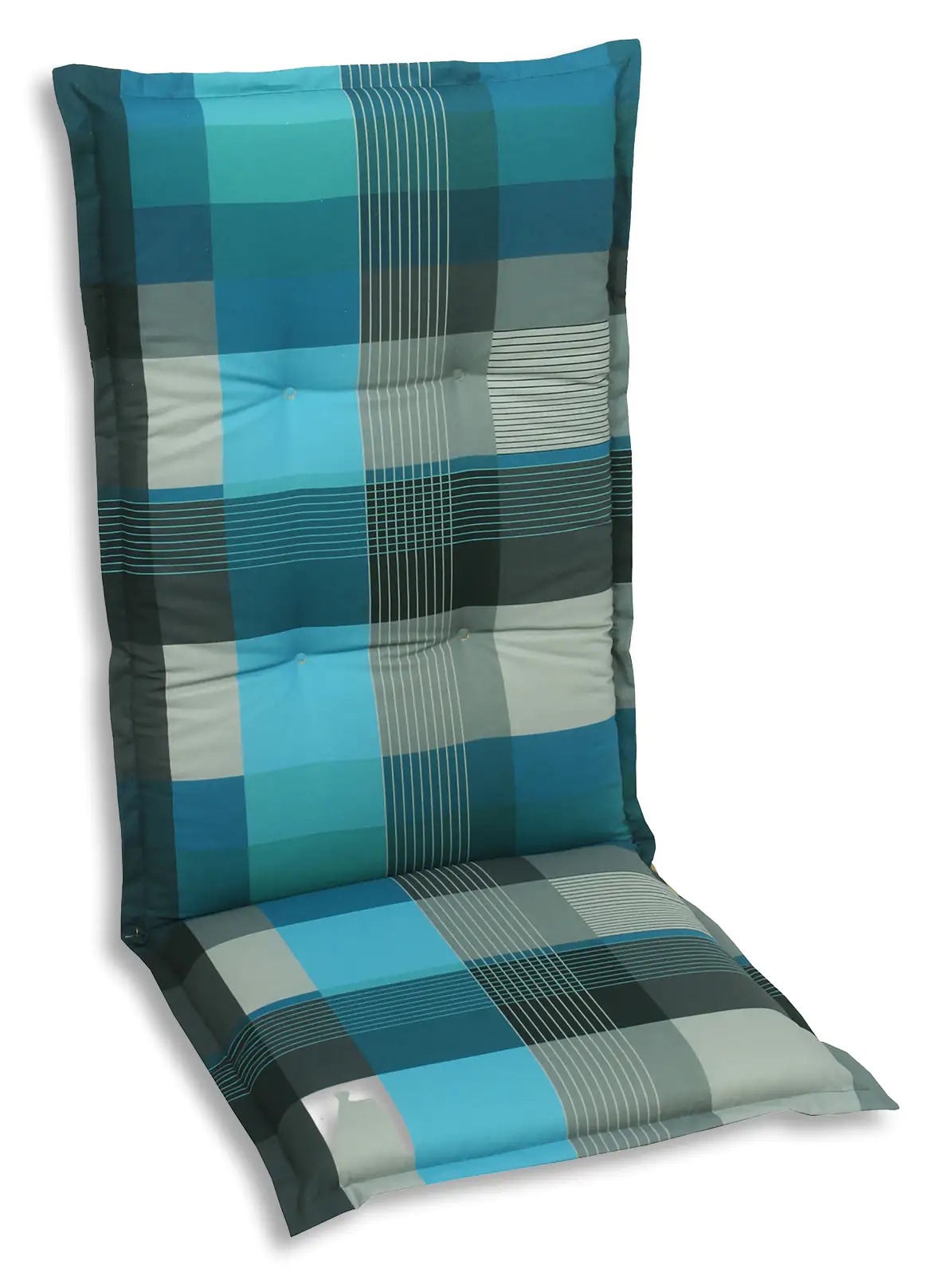 GO-DE Hochlehner-Auflage Classic 120 x 50 x 7 cm, ocean-schwarz
