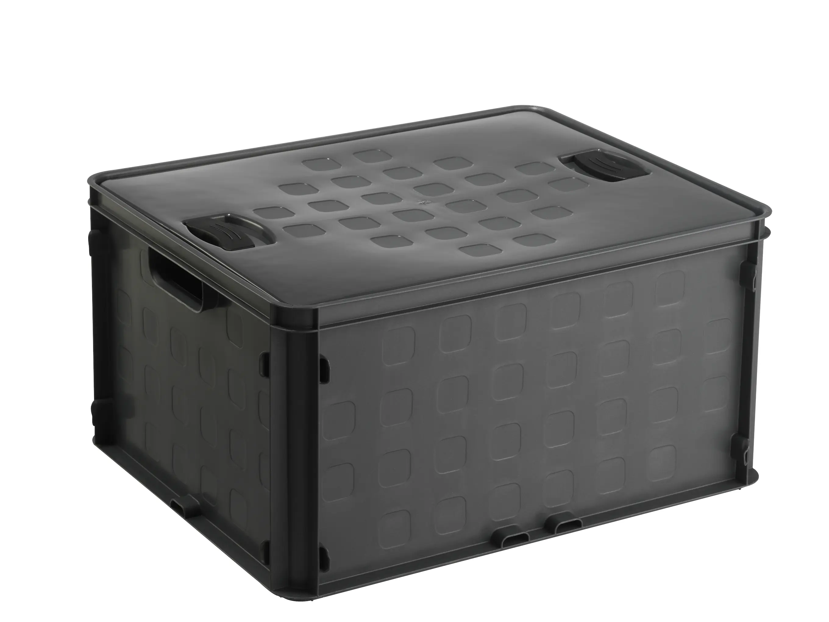 Sunware Aufbewahrungsbox Square mit Griffen 50 x 40 cm 52 L anthrazit